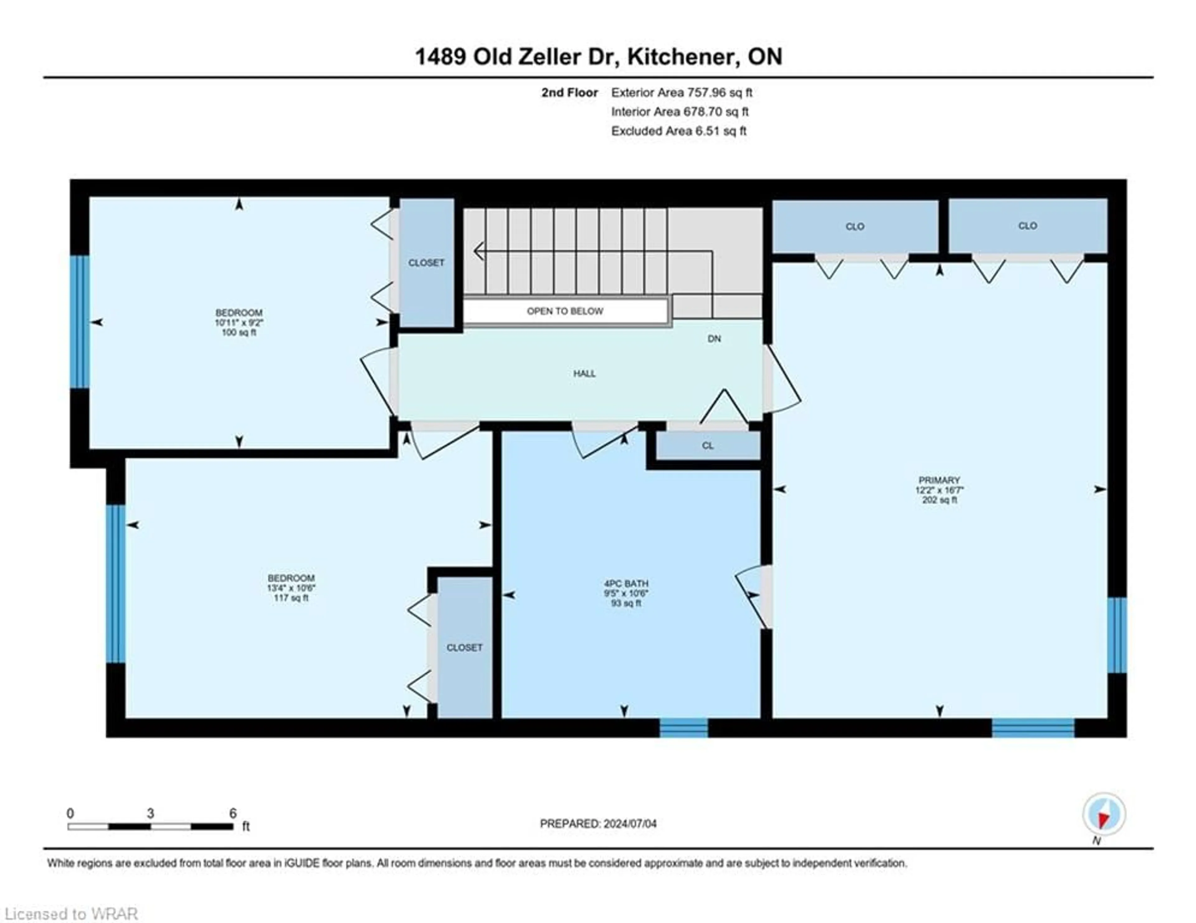 Floor plan for 1489 Old Zeller Dr, Kitchener Ontario N2A 4M8