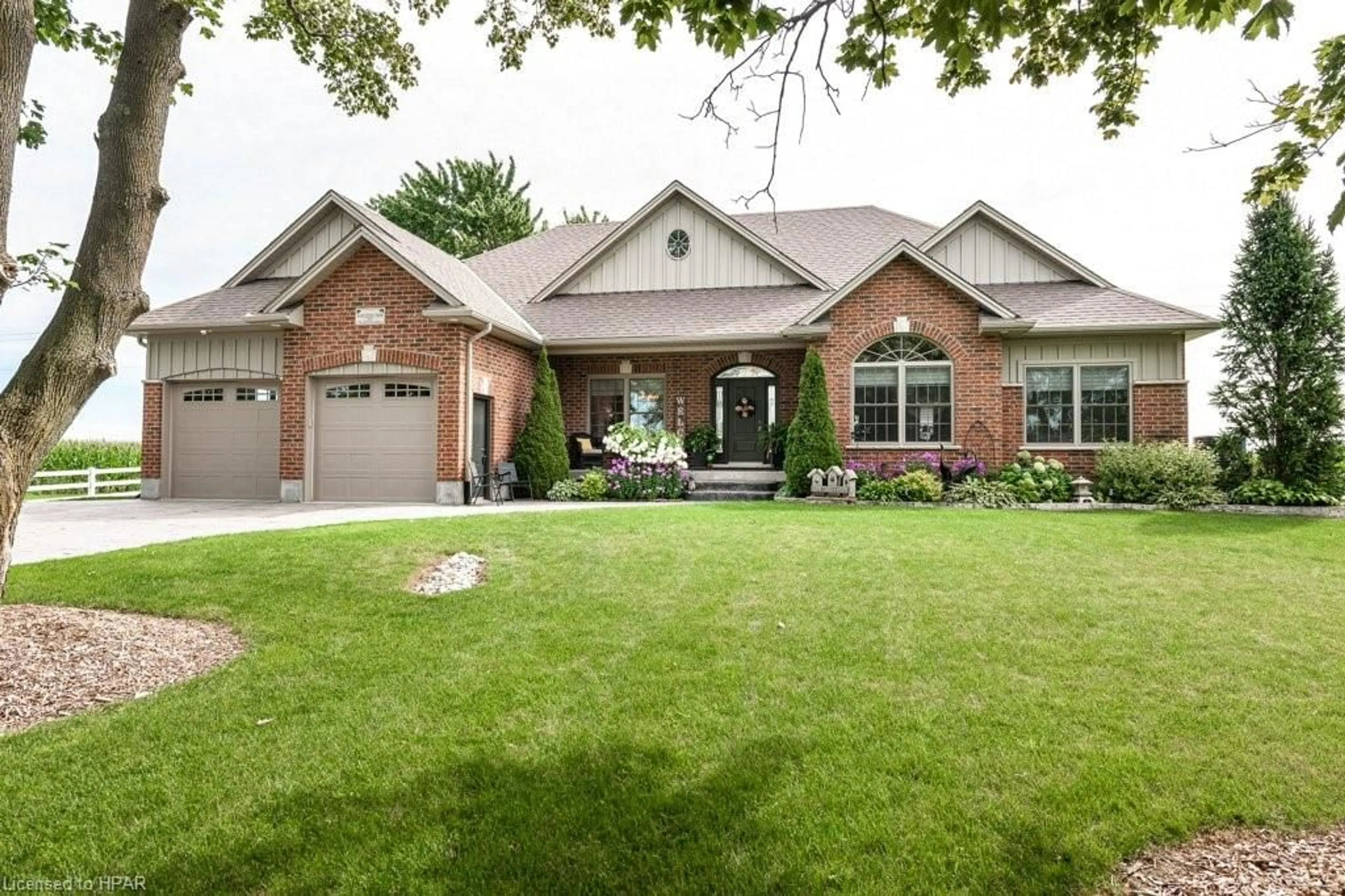 Home with brick exterior material for 34122 Saintsbury Line, Lucan Ontario N0M 2J0