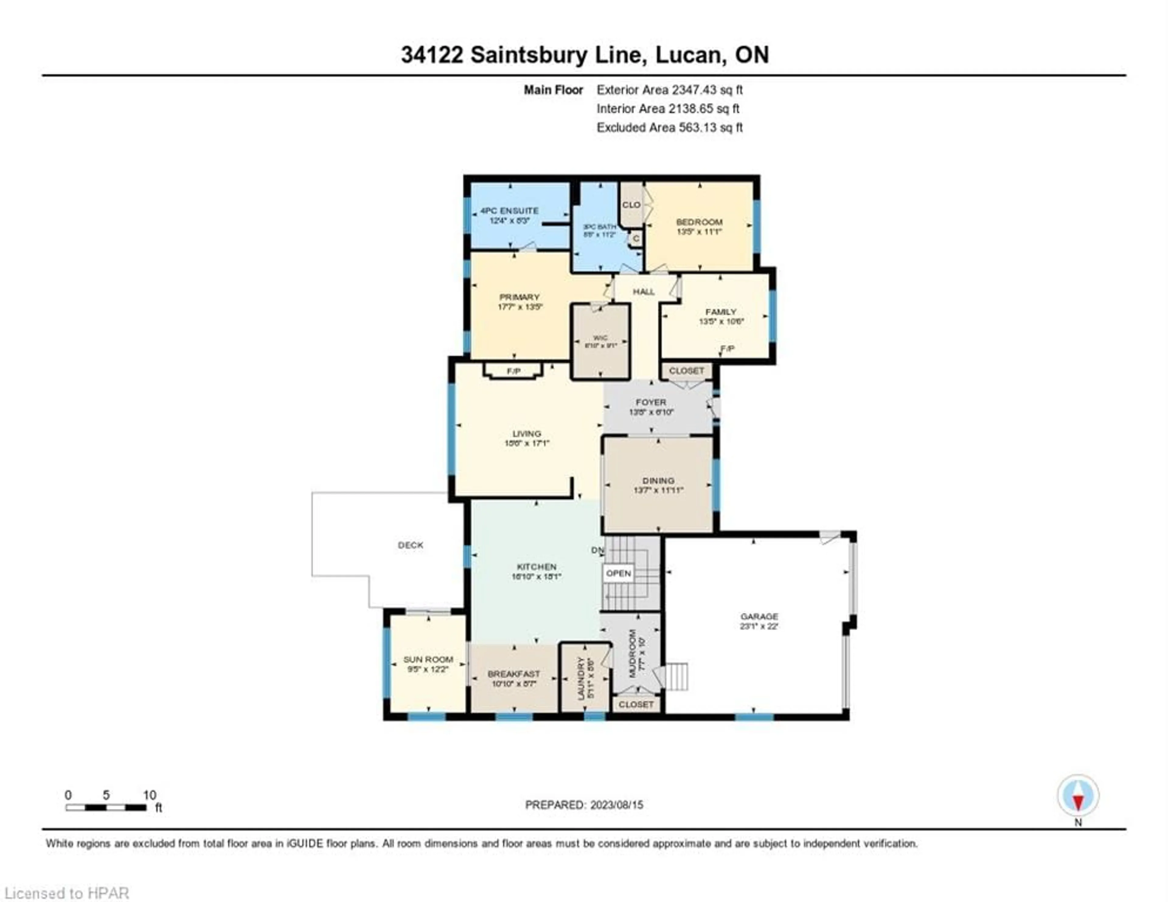 Floor plan for 34122 Saintsbury Line, Lucan Ontario N0M 2J0