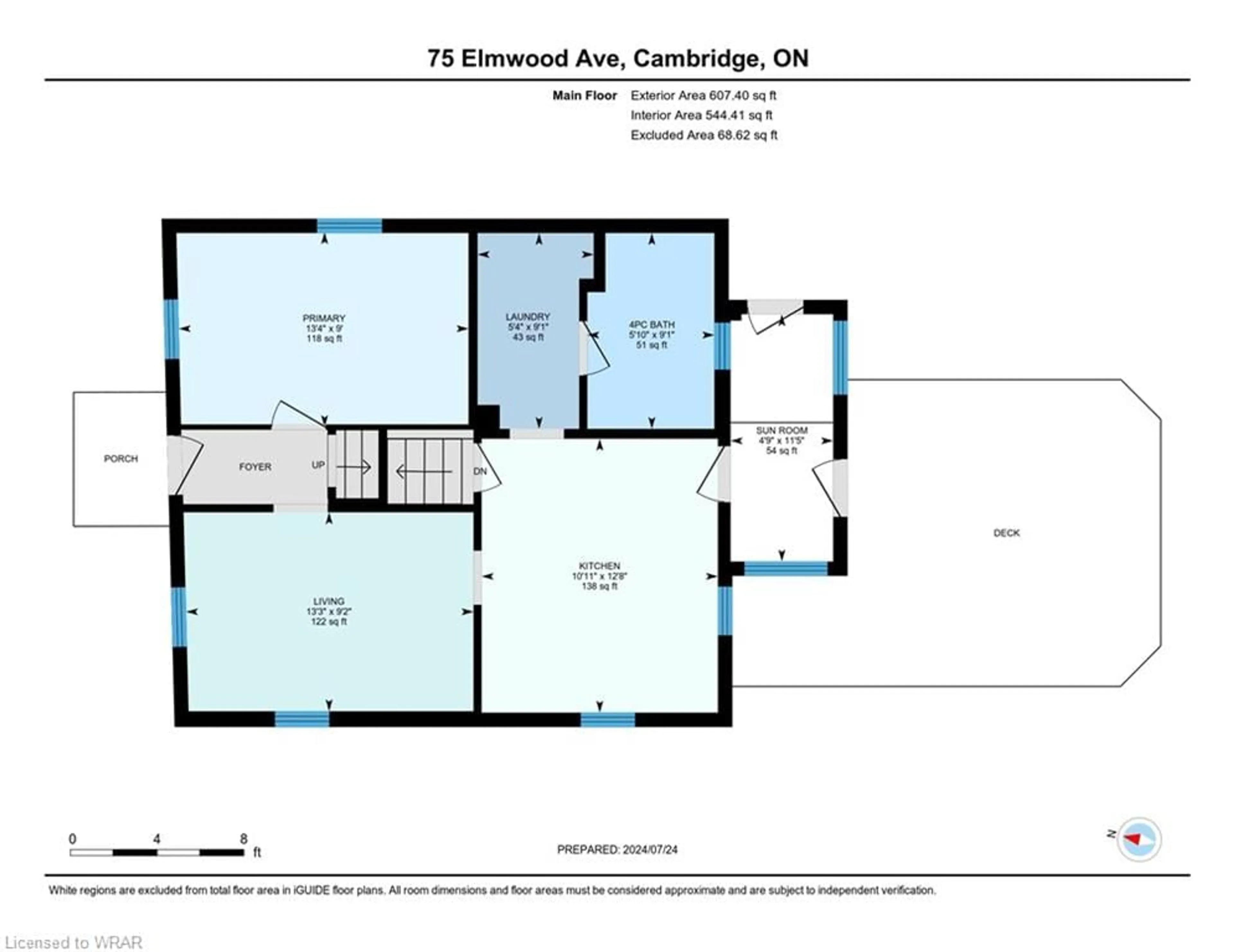 Floor plan for 75 Elmwood Ave, Cambridge Ontario N1R 4Y5