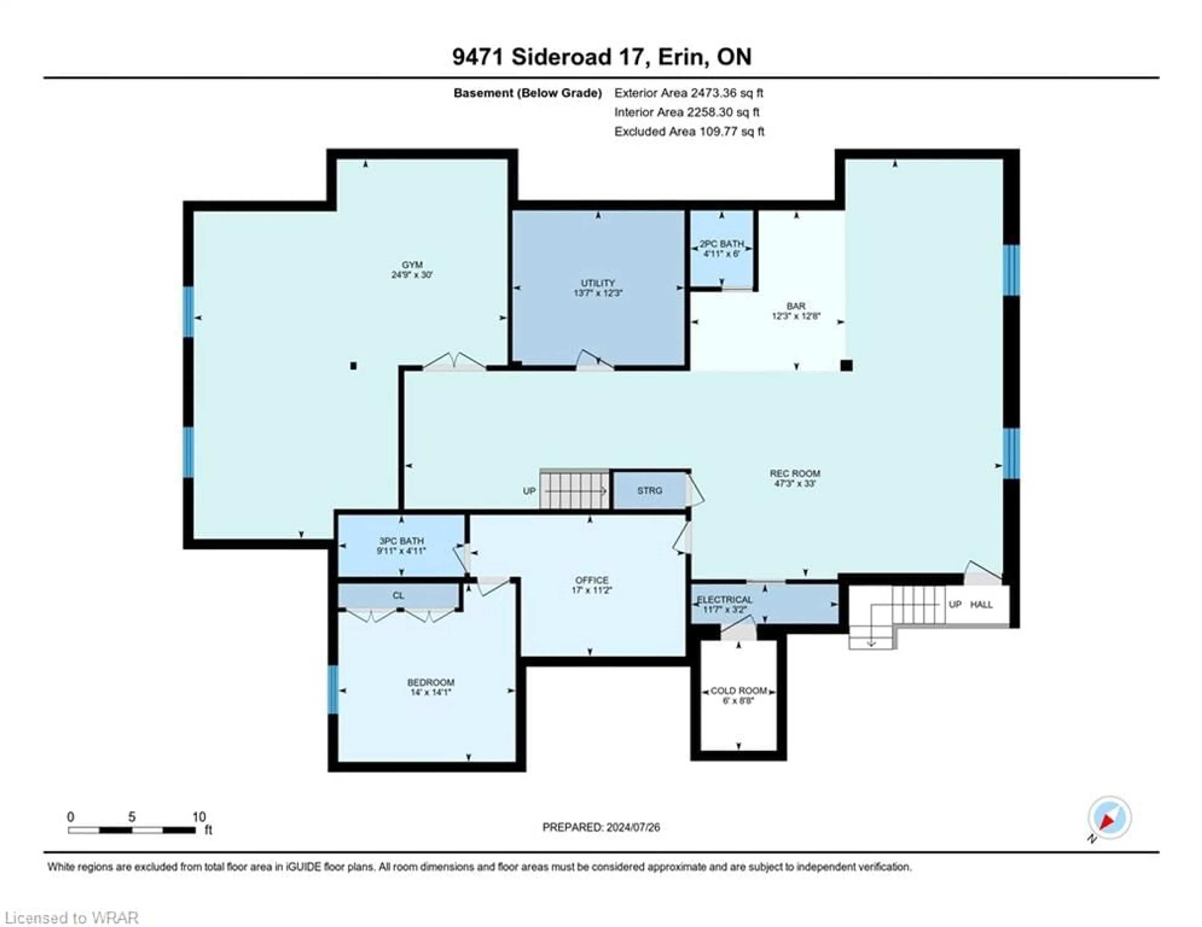 Floor plan for 9471 Sideroad 17 Rd, Erin Ontario N0B 1Z0