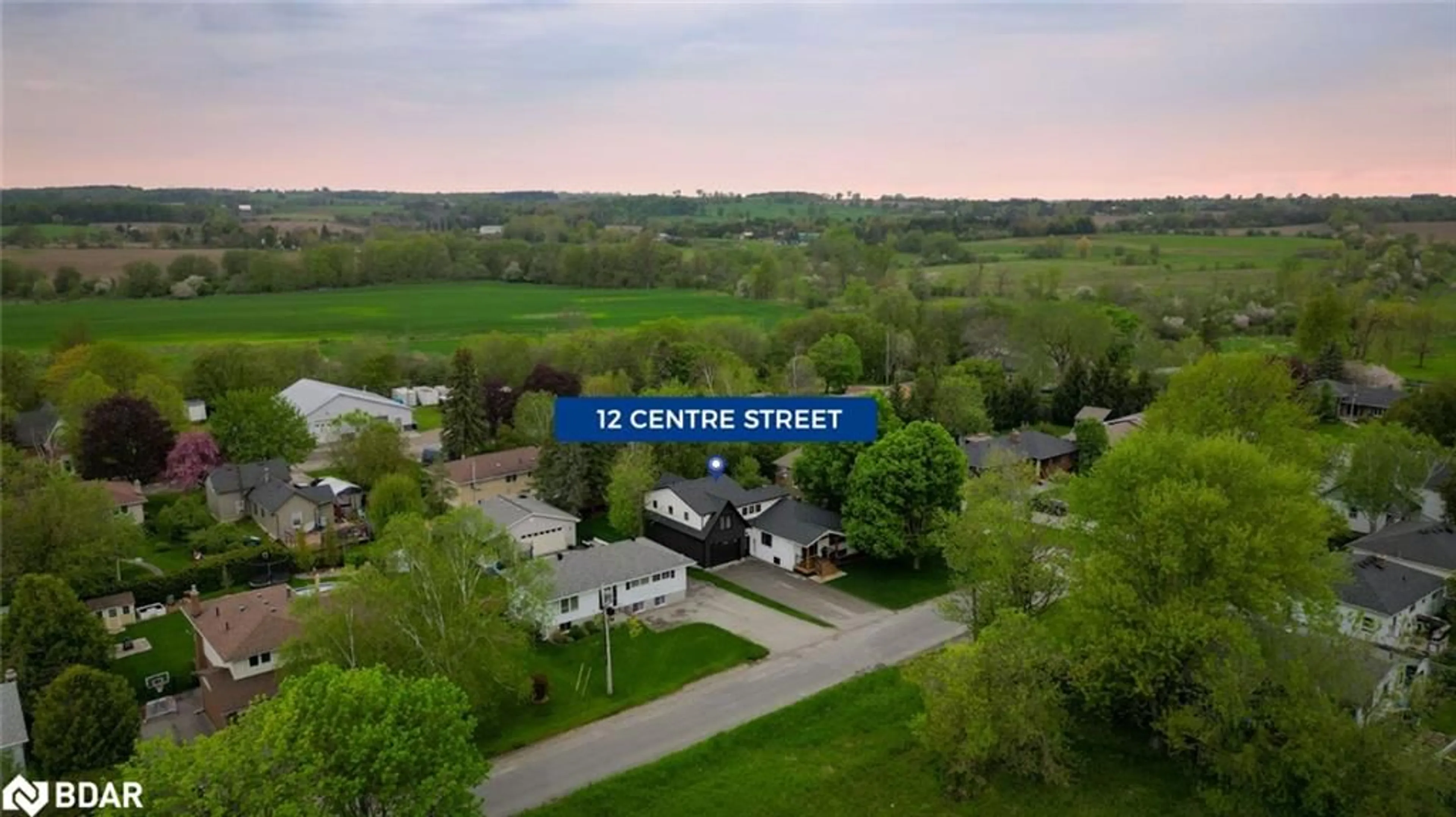 Street view for 12 Centre St, Cookstown Ontario L0L 1L0