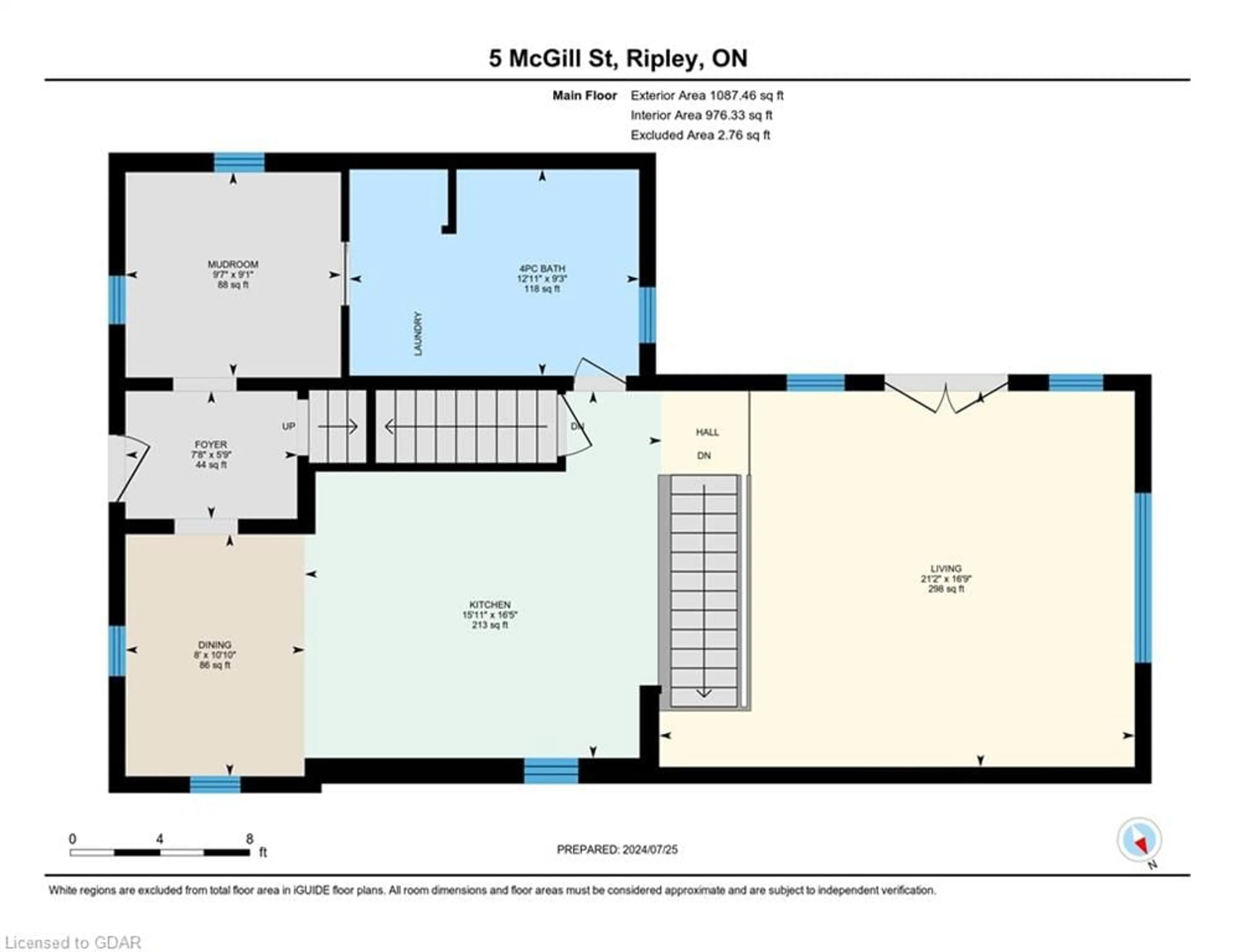 Floor plan for 5 Mcgill St, Ripley Ontario N0G 2R0