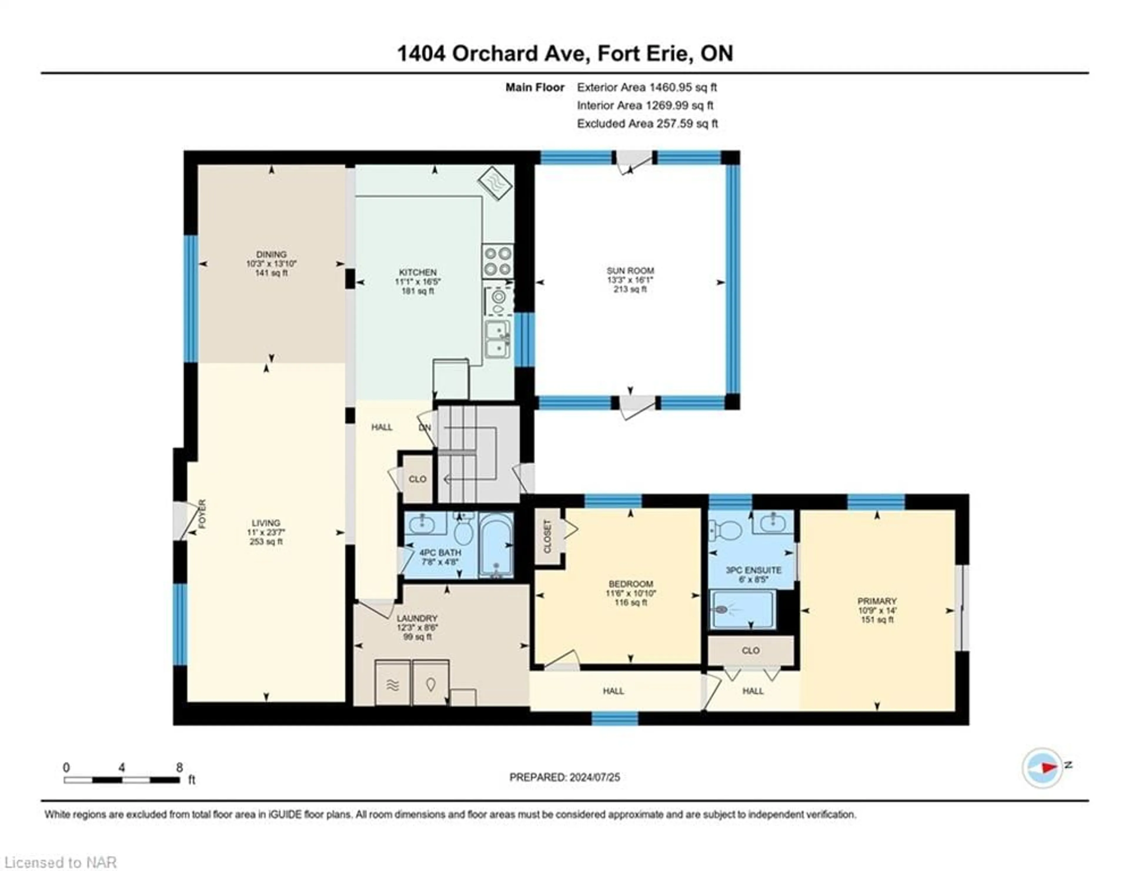 Floor plan for 1404 Orchard Ave, Fort Erie Ontario L2A 3E6