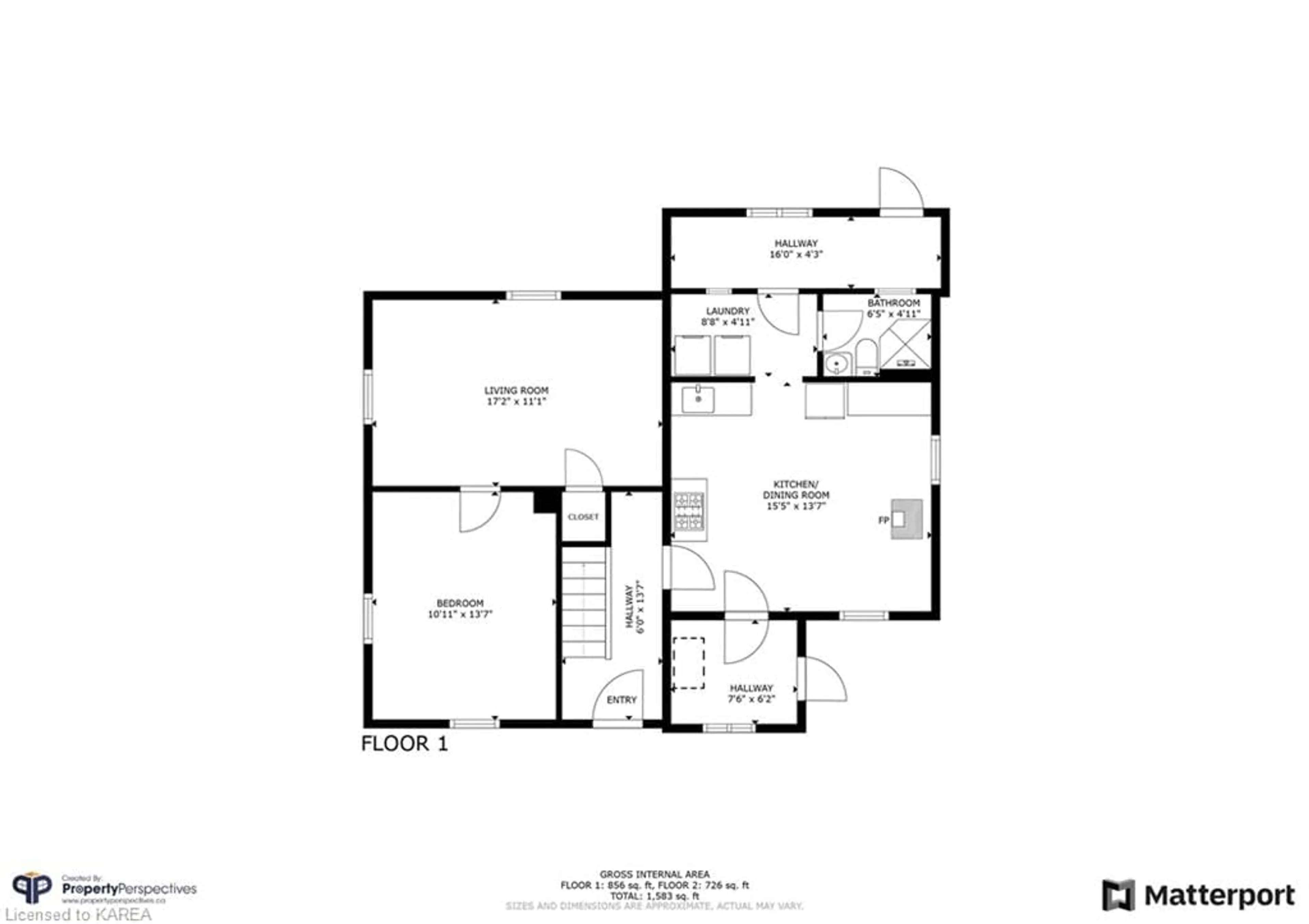 Floor plan for 3551 Princess St, Kingston Ontario K7P 3A7