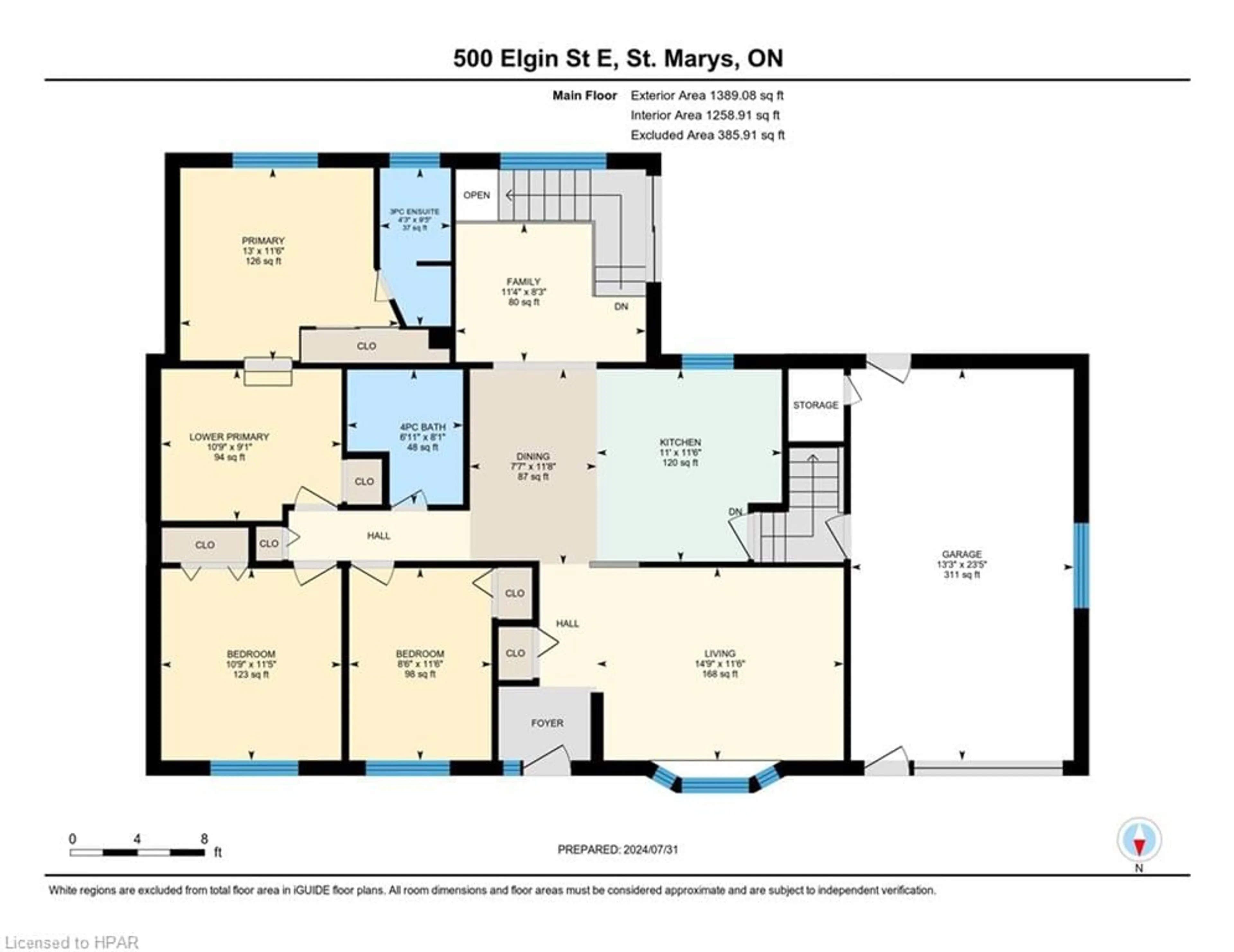 Floor plan for 500 Elgin St, St. Marys Ontario N4X 1B8