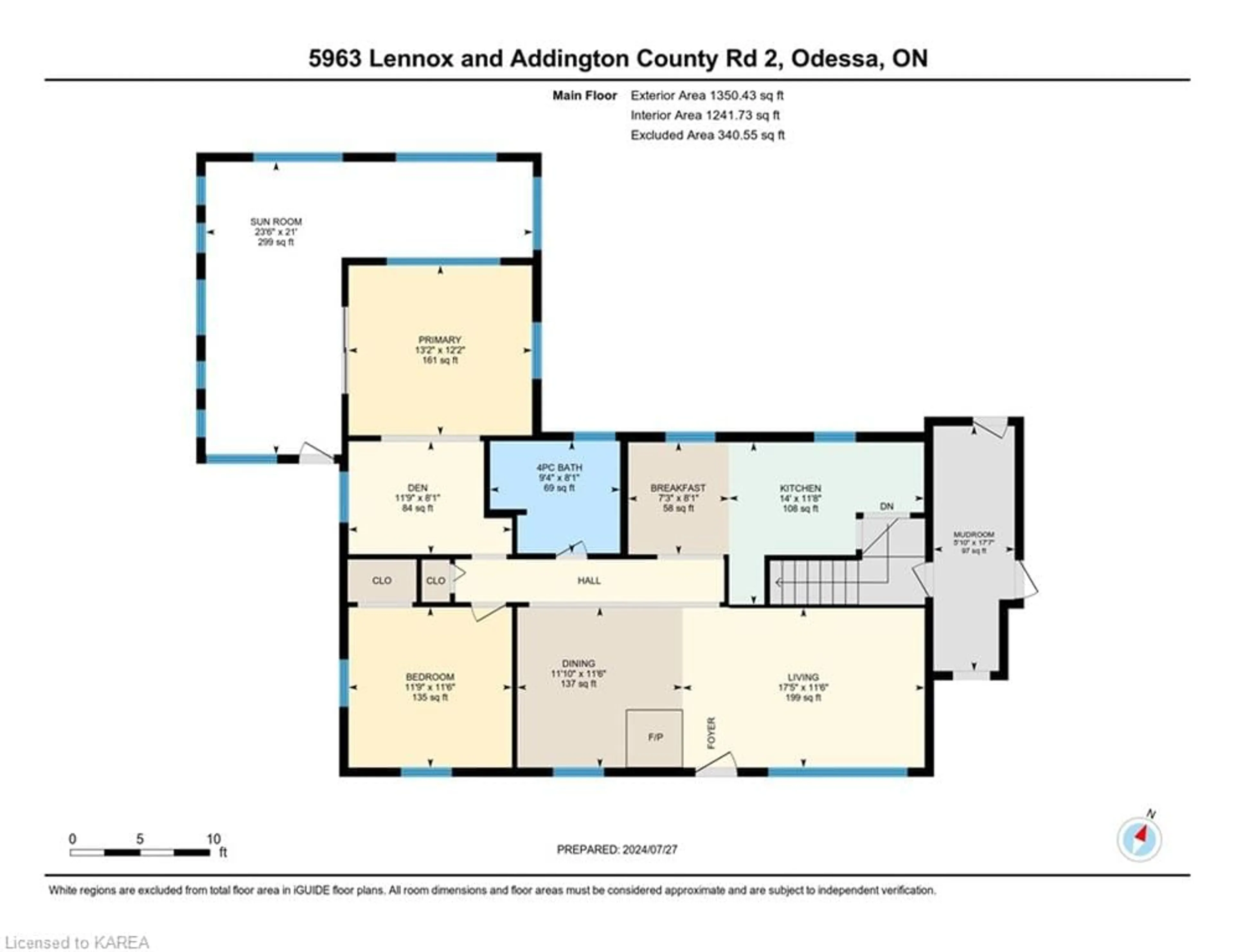 Floor plan for 5963 County 2 Rd, Odessa Ontario K0H 2H0