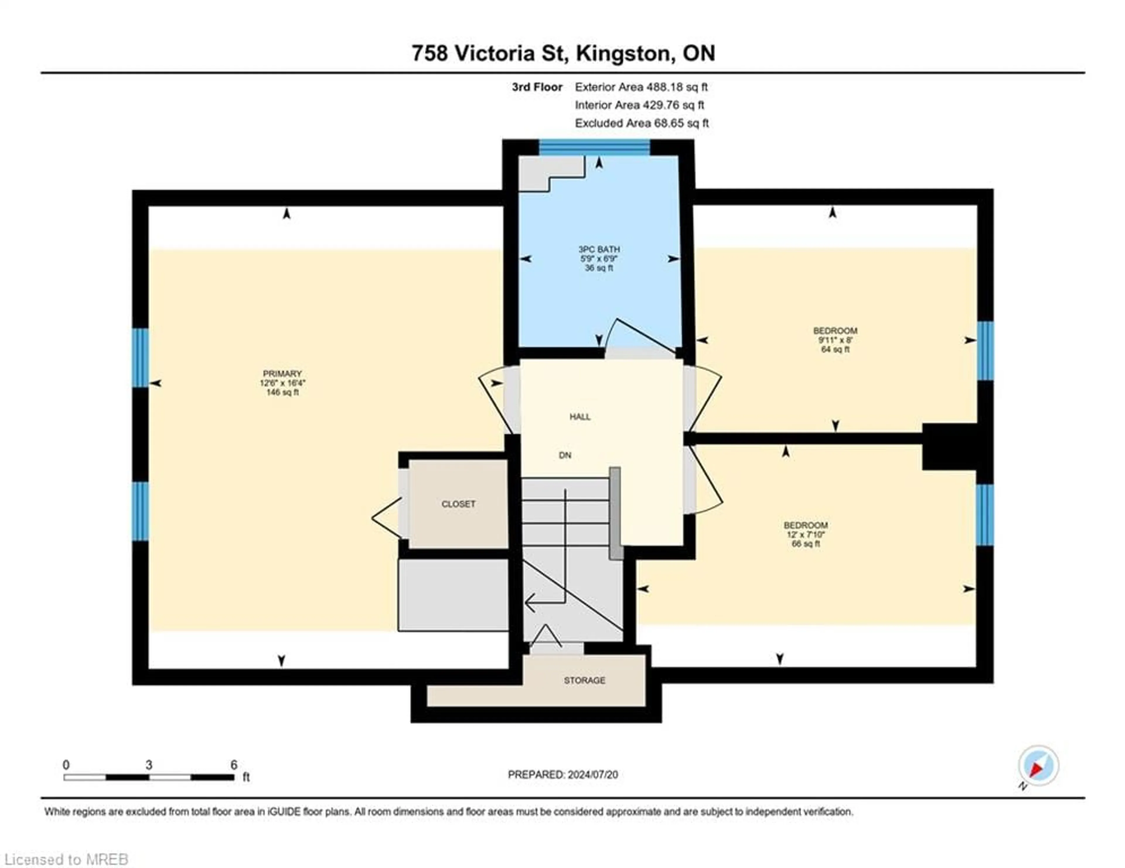 Floor plan for 758 Victoria St, Kingston Ontario K7K 4T1