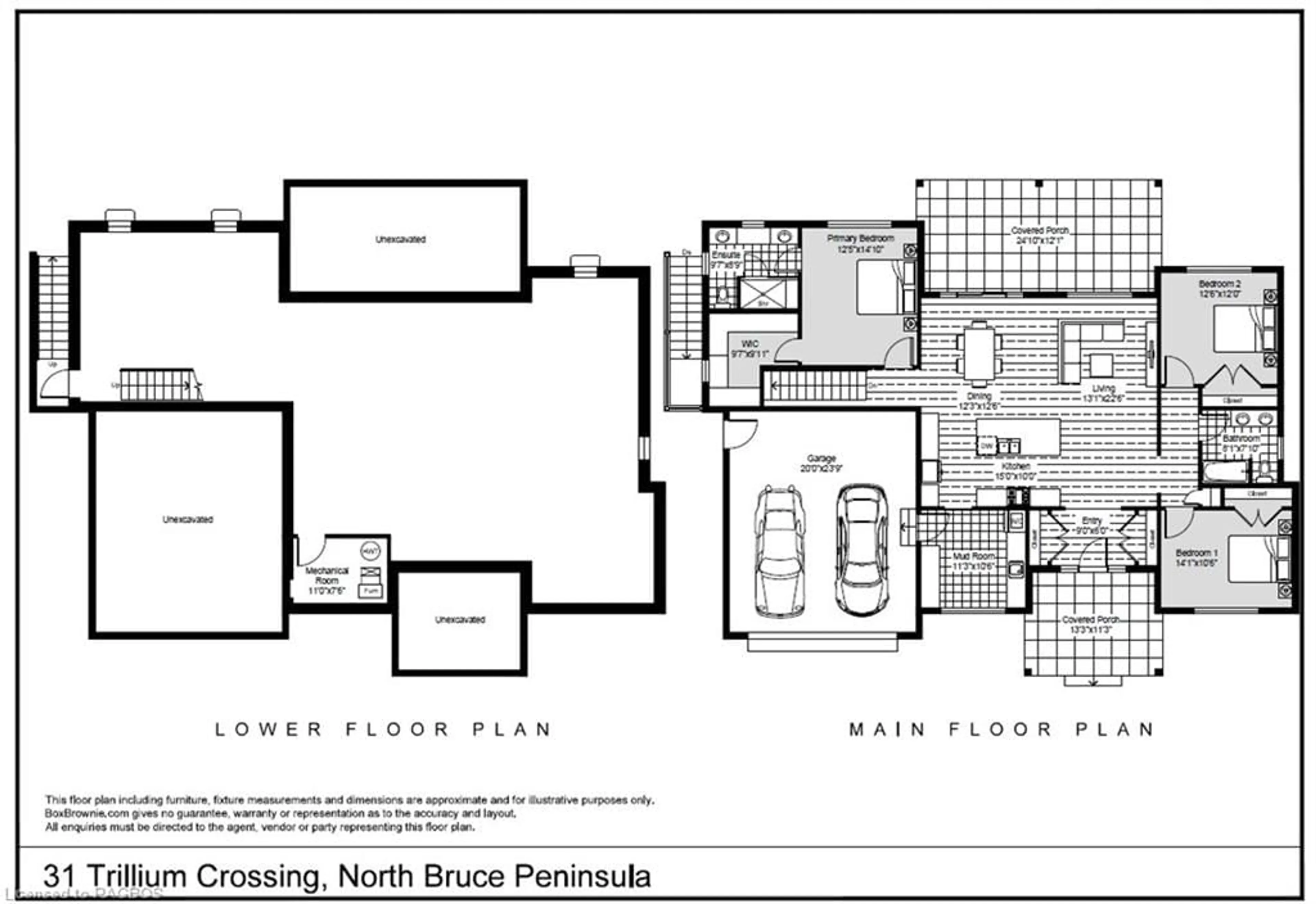 Floor plan for 31 Trillium Cross, Eastnor Twp Ontario N0H 1W0