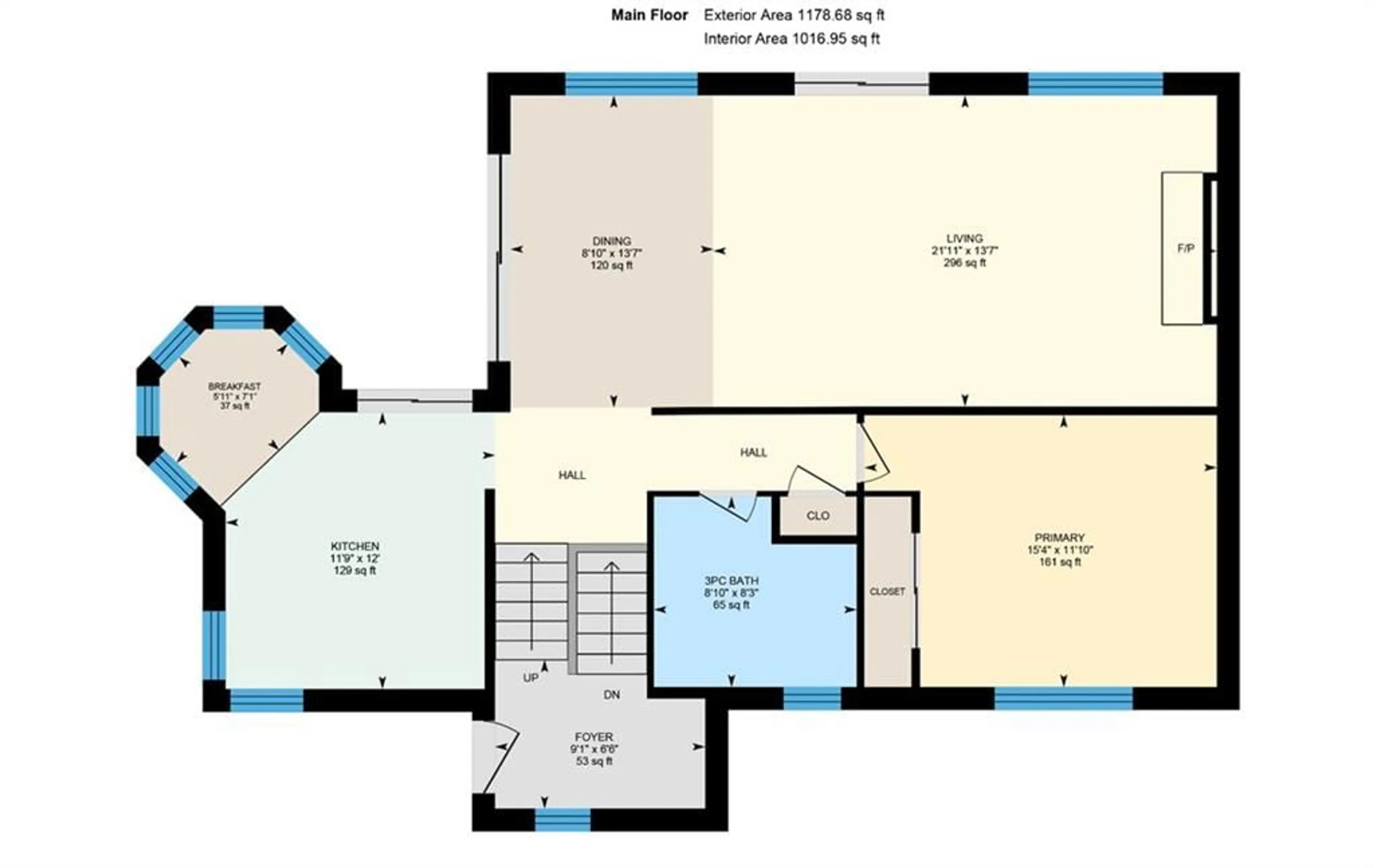 Floor plan for 23 Valleyview Drive, Moonstone Ontario L0K 1N0
