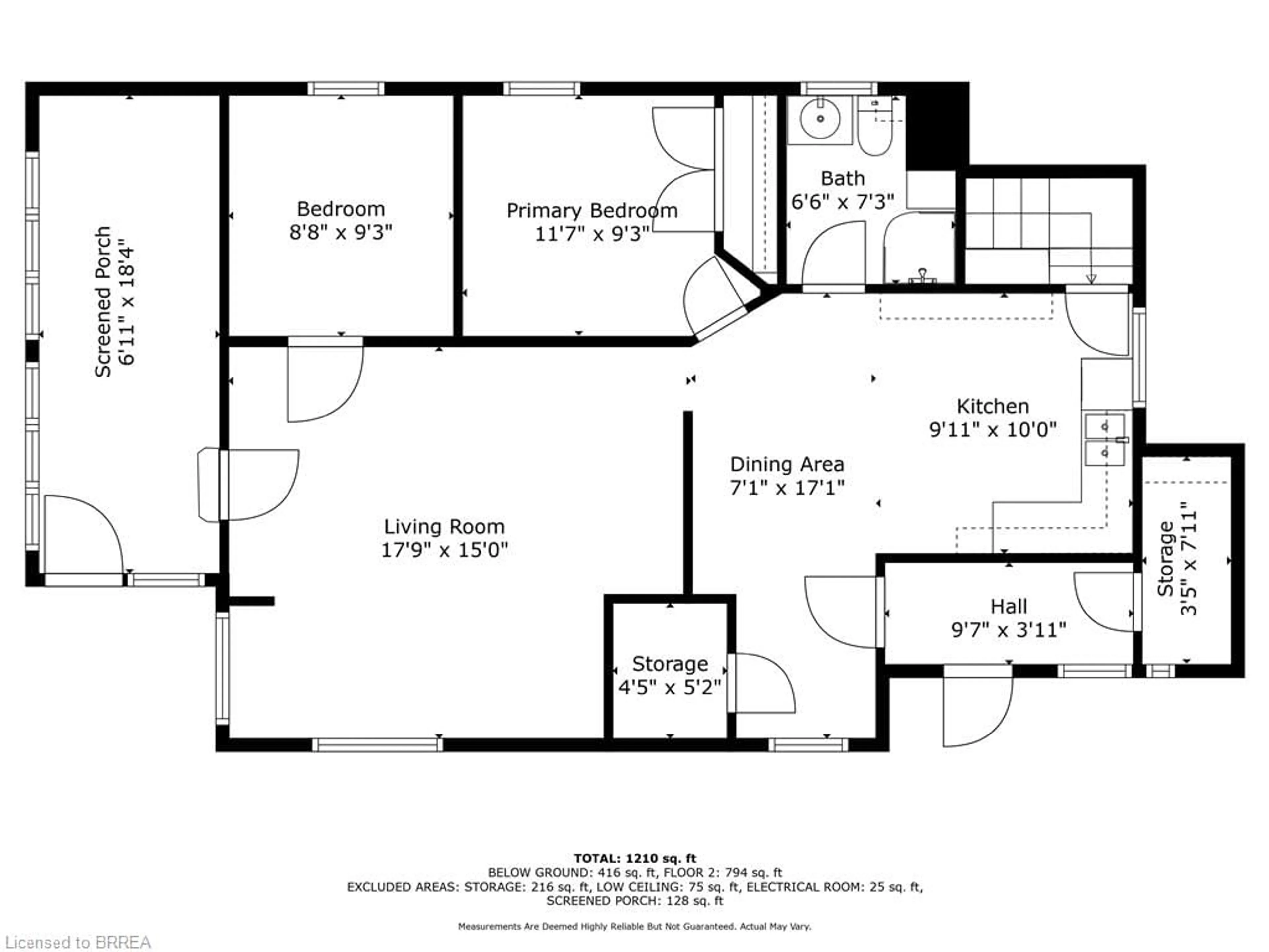 Floor plan for 172 King St, Burford Ontario N0E 1A0