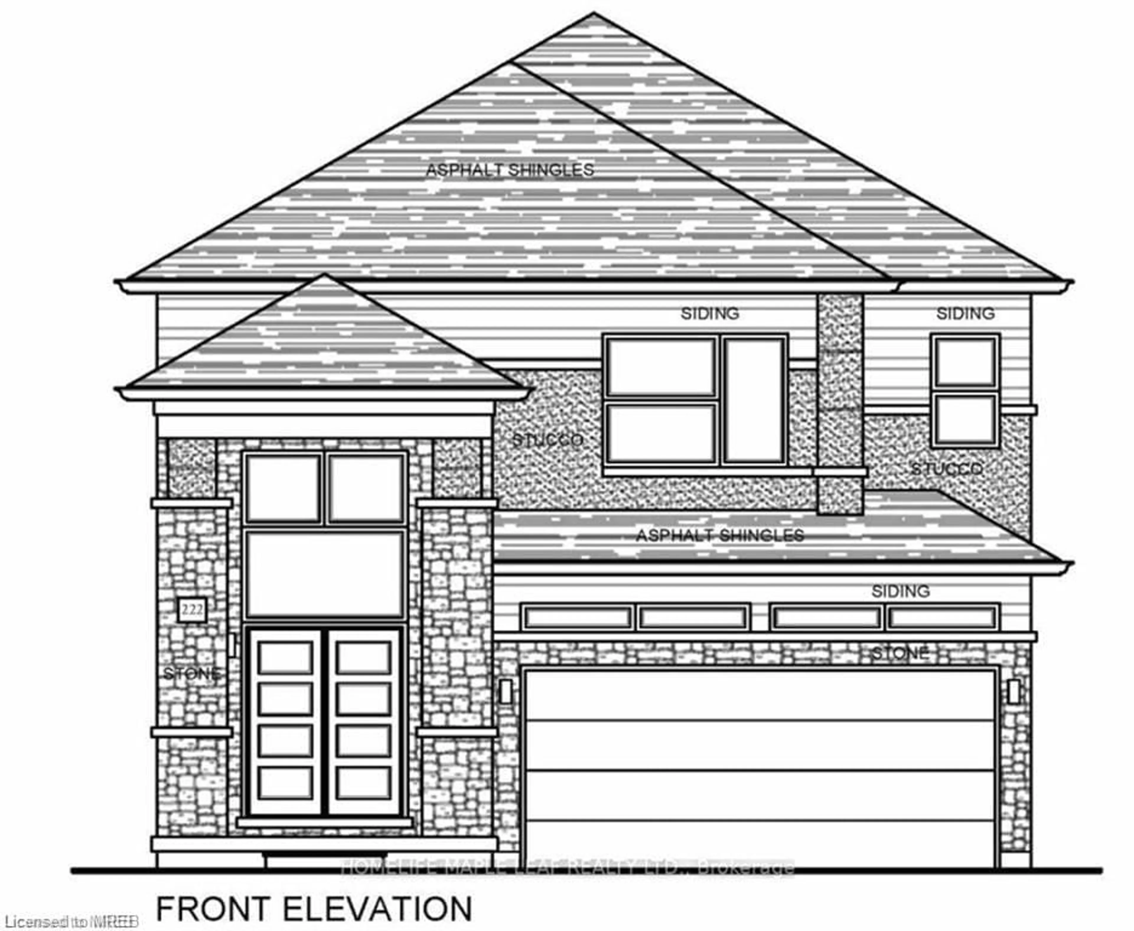 Frontside or backside of a home for LOT 25 PHASE 3 Mckernan Ave, Brantford Ontario 000 000