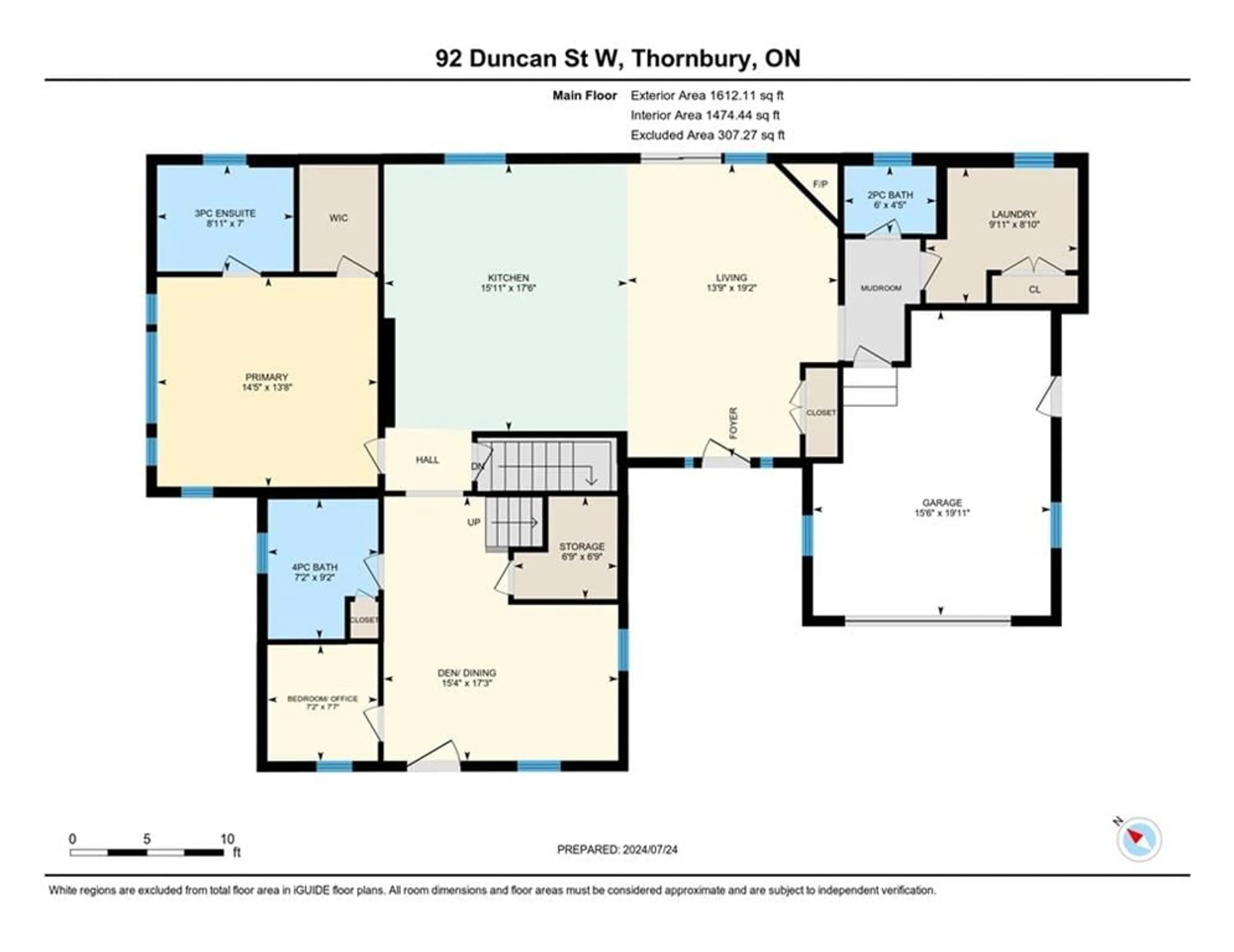 Floor plan for 92 Duncan Street, Thornbury Ontario N0H 2P0