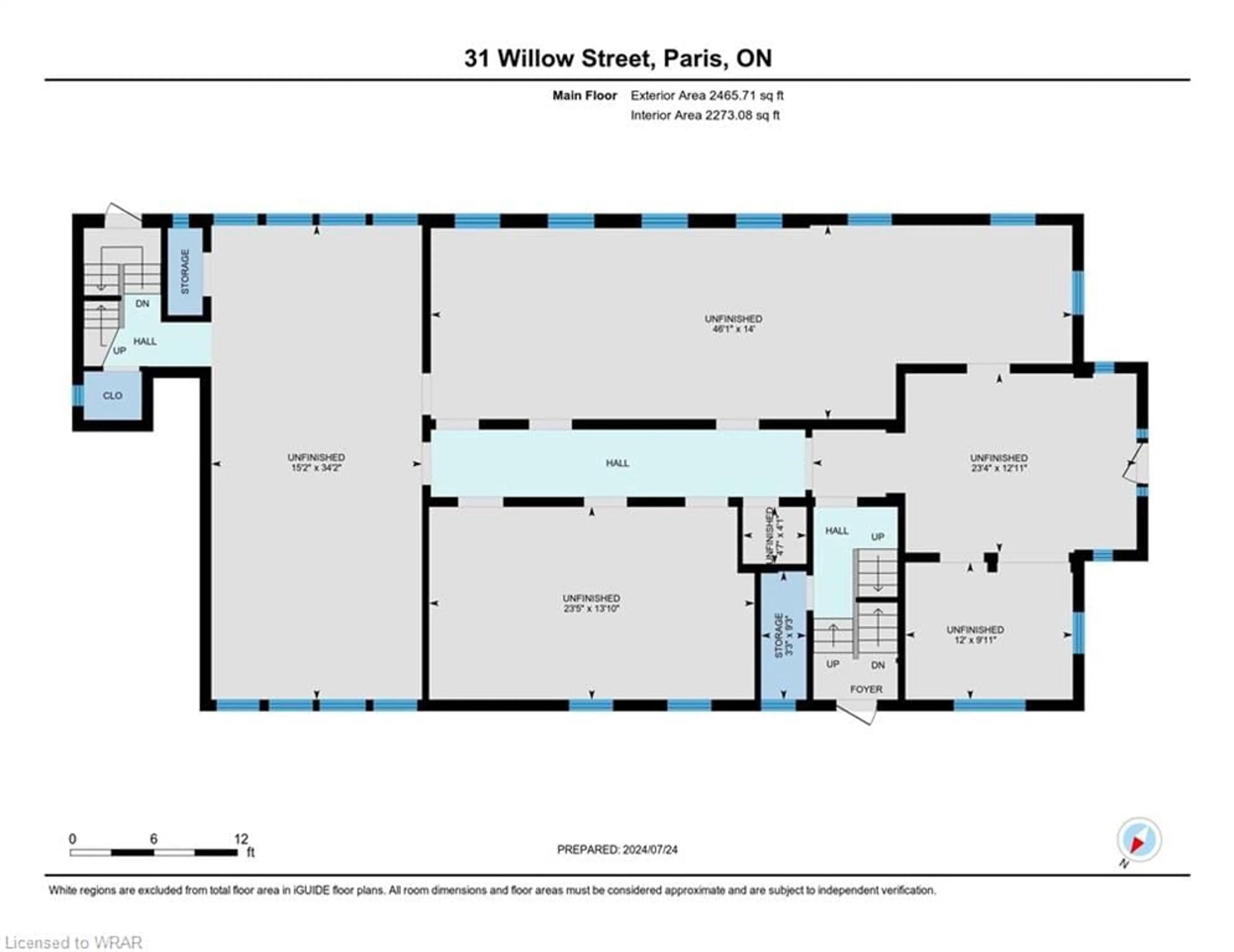Floor plan for 31 Willow St, Paris Ontario N3L 2K7