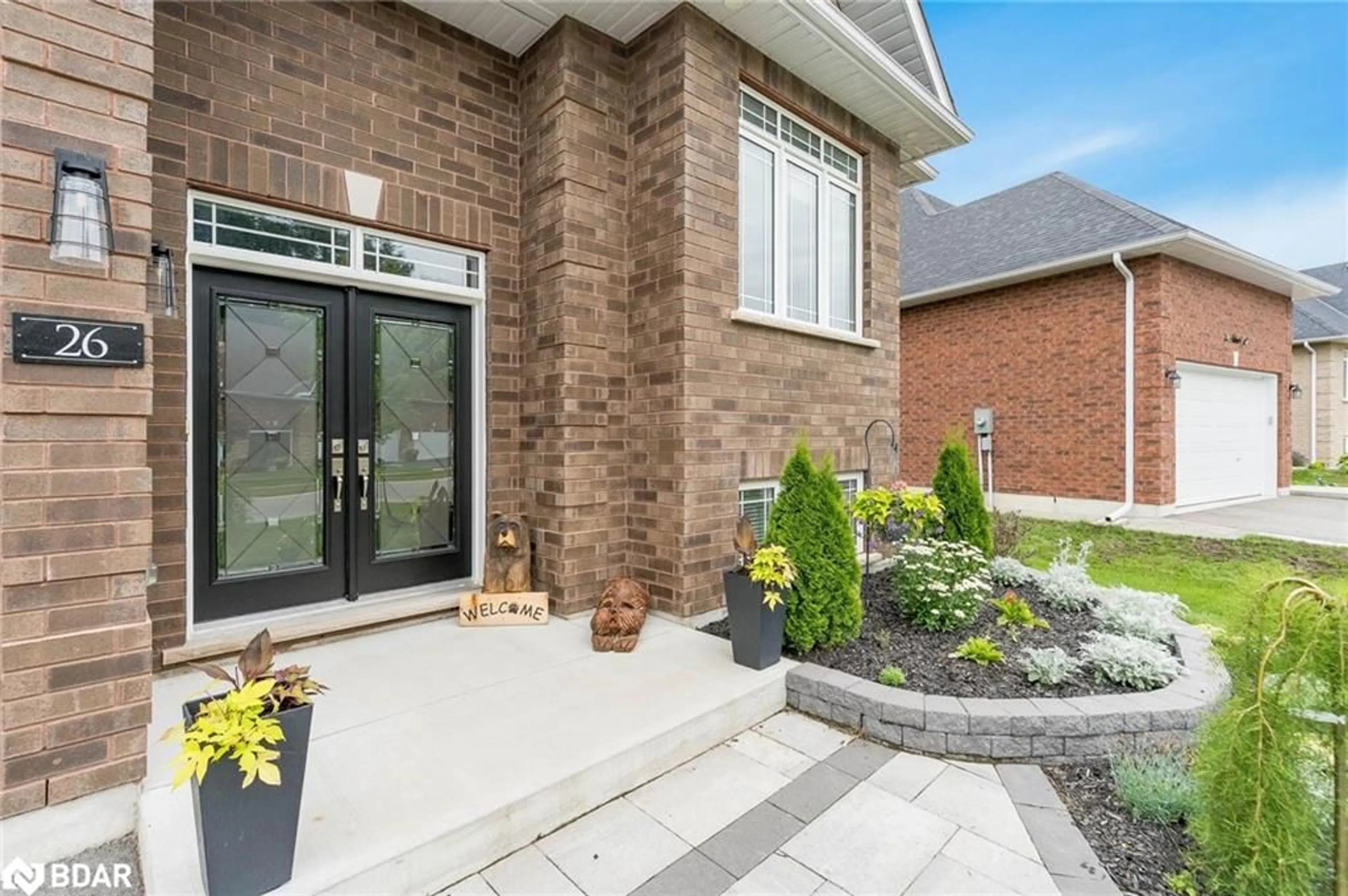 Home with brick exterior material for 26 Natures Trail, Wasaga Beach Ontario L9Z 0H4