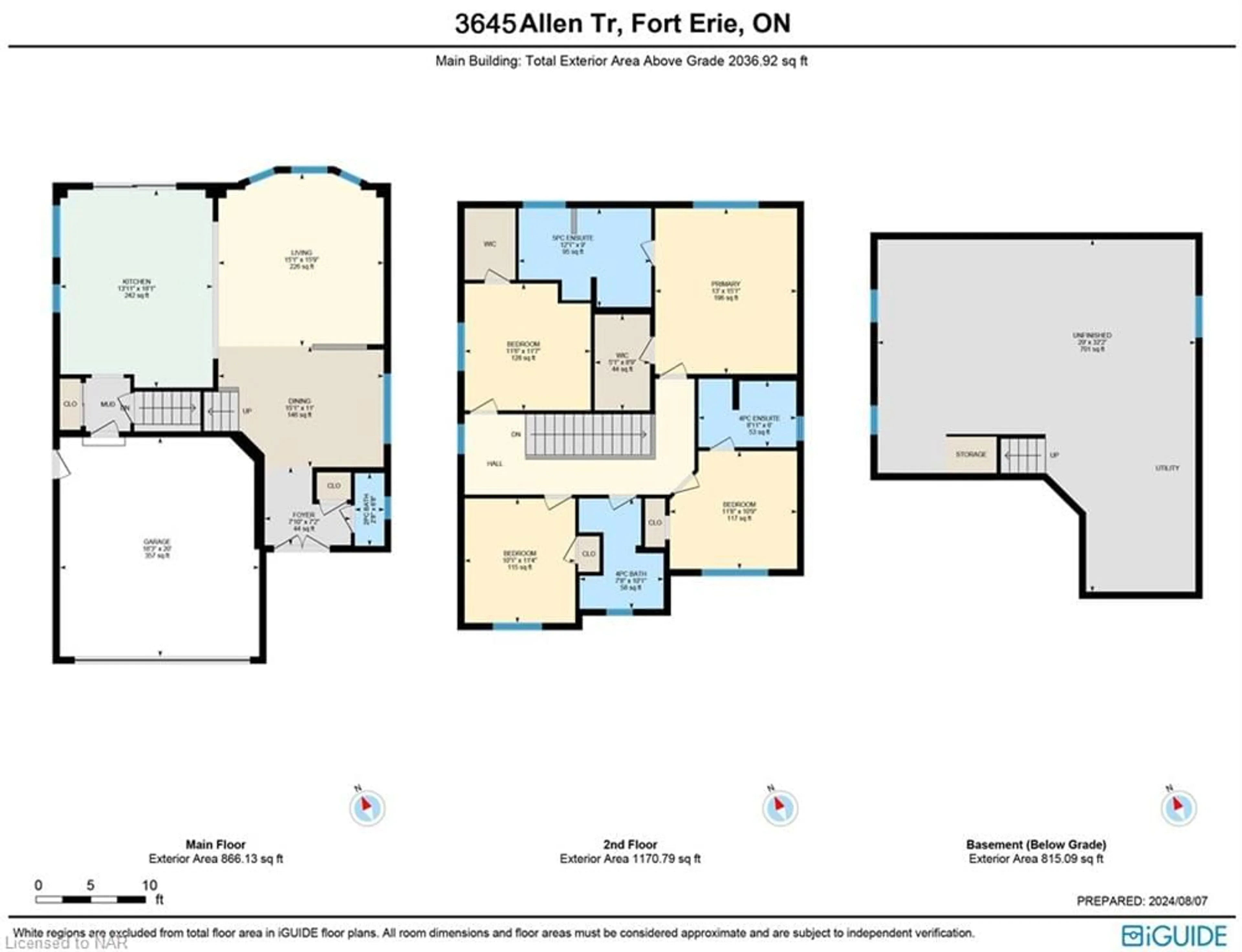 Floor plan for 3645 Allen Trail, Ridgeway Ontario L0S 1N0