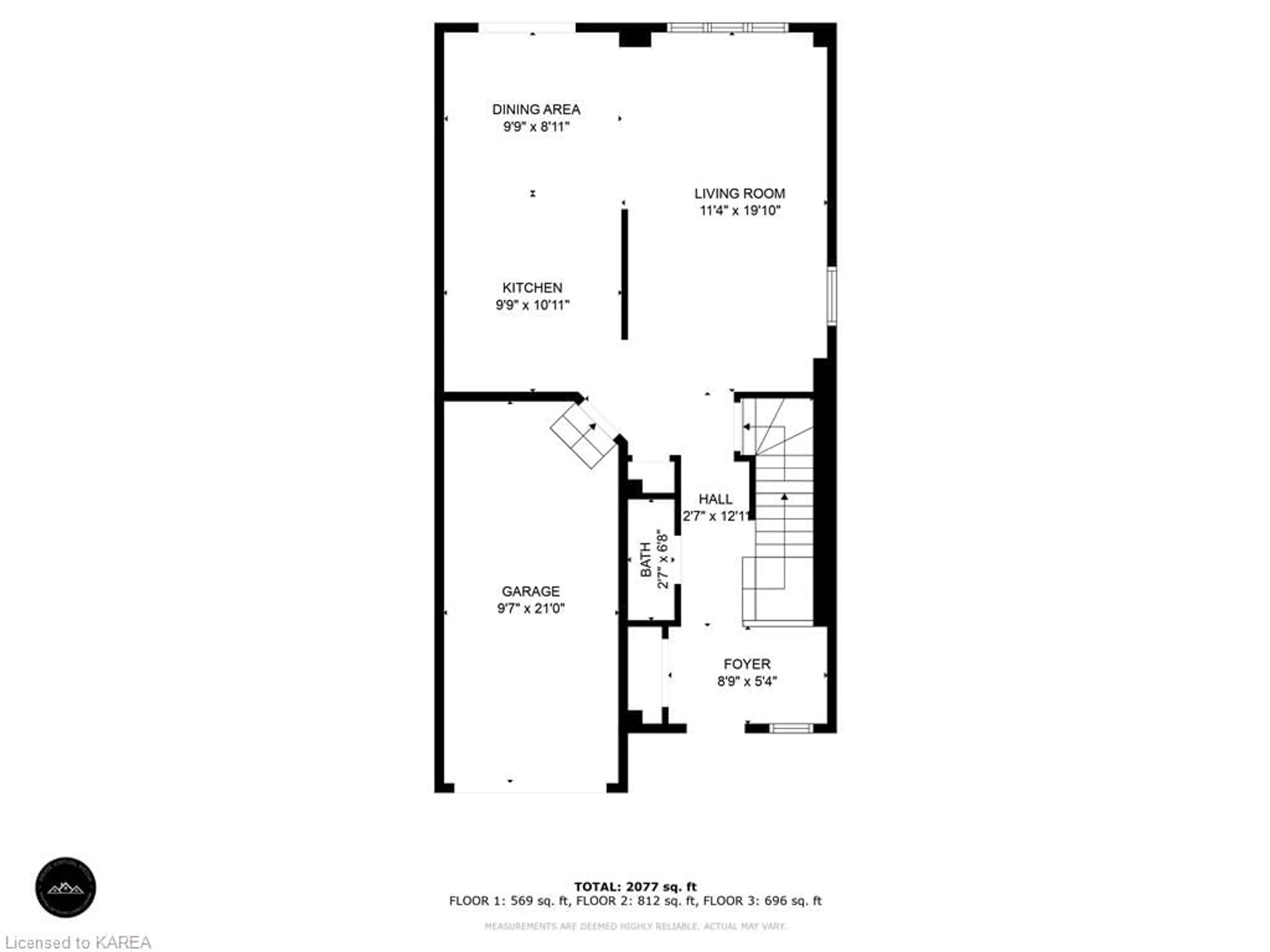 Floor plan for 457 Maureen St, Kingston Ontario K7K 7M1