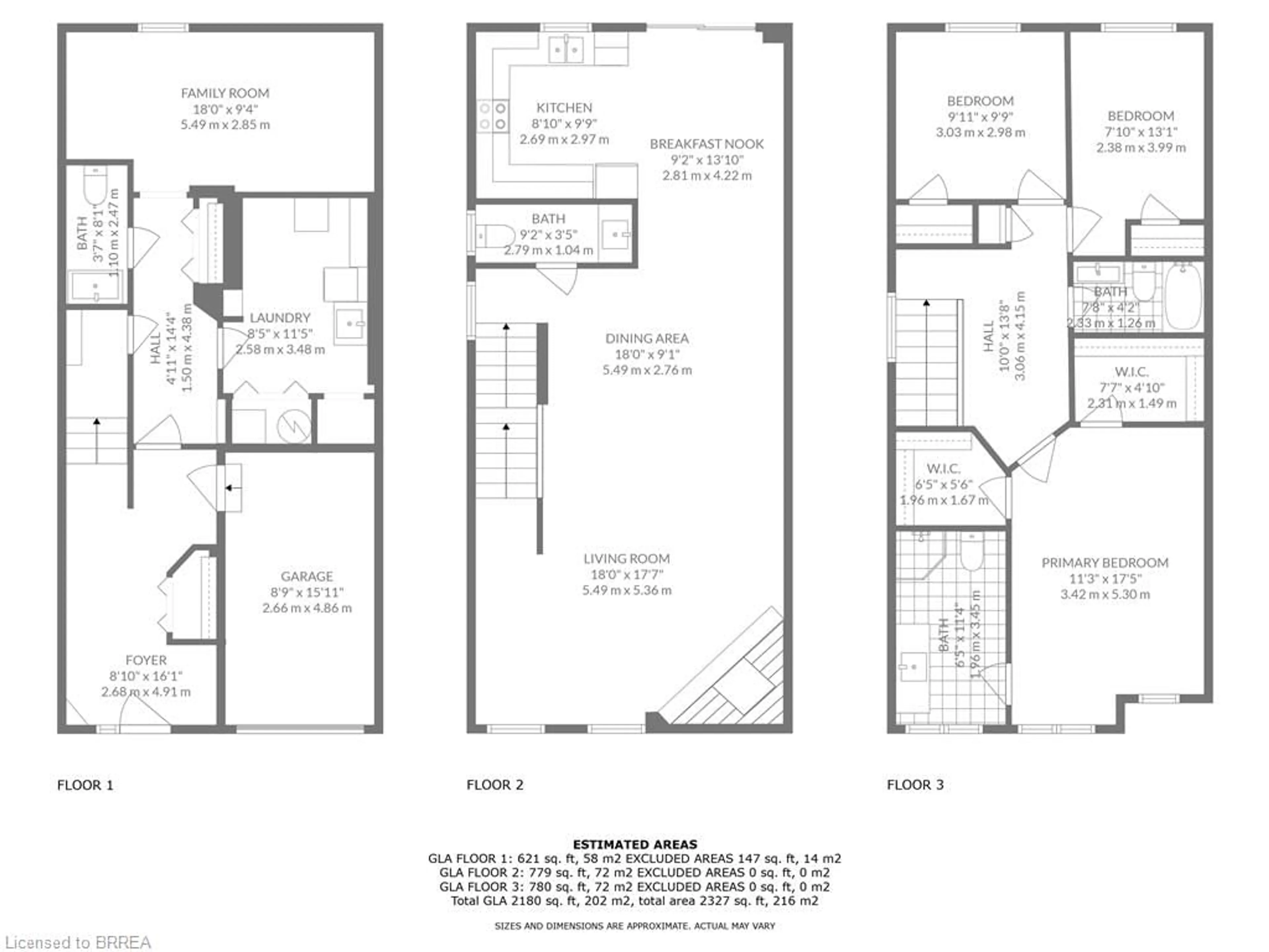 Floor plan for 7 Southside Pl #5, Hamilton Ontario L9C 7W6