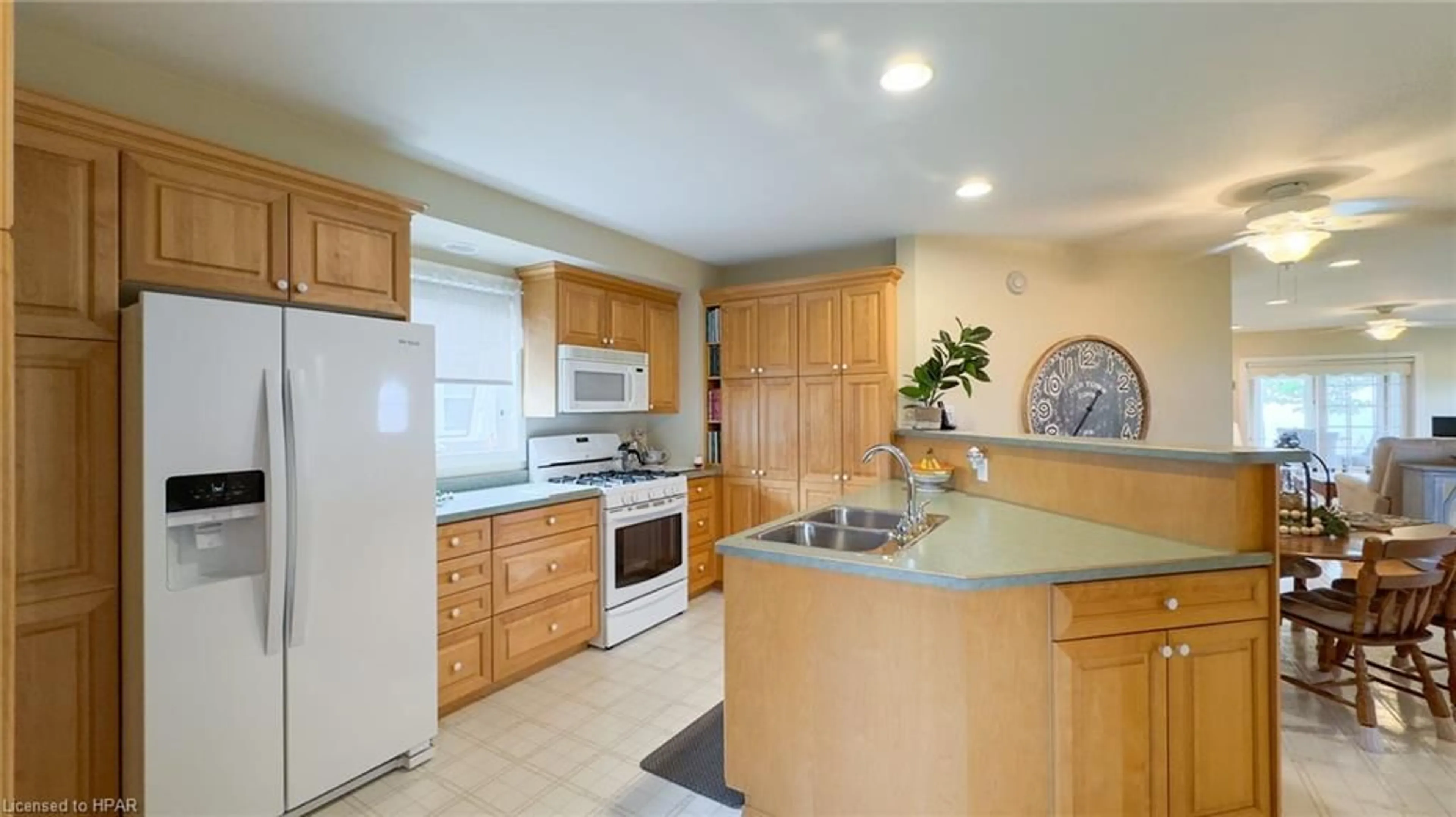 Kitchen, wood floors, cottage for 301 Bethune Cres, Goderich Ontario N7A 4M6