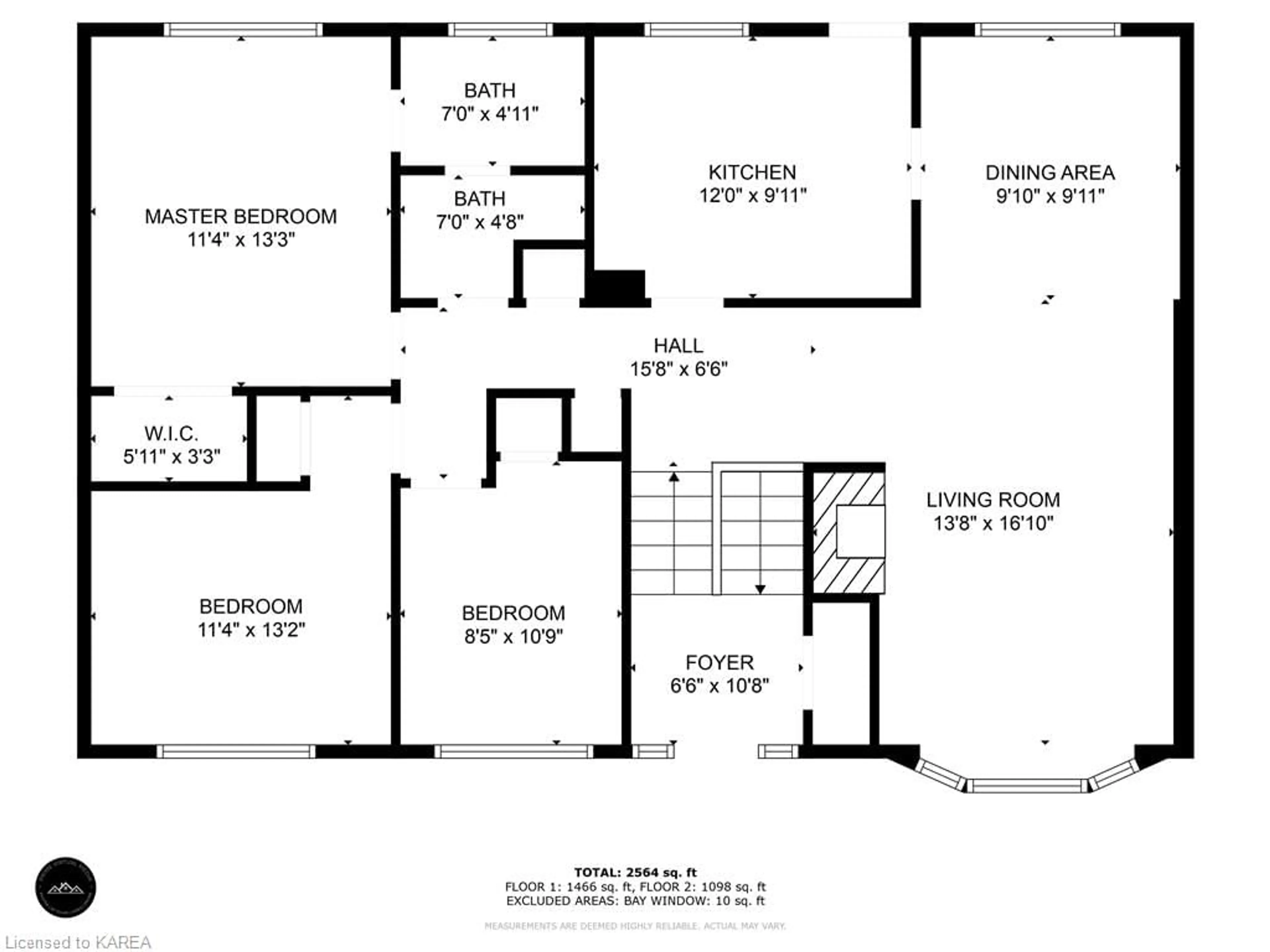 Floor plan for 715 High Gate Park Dr, Kingston Ontario K7M 5Z7