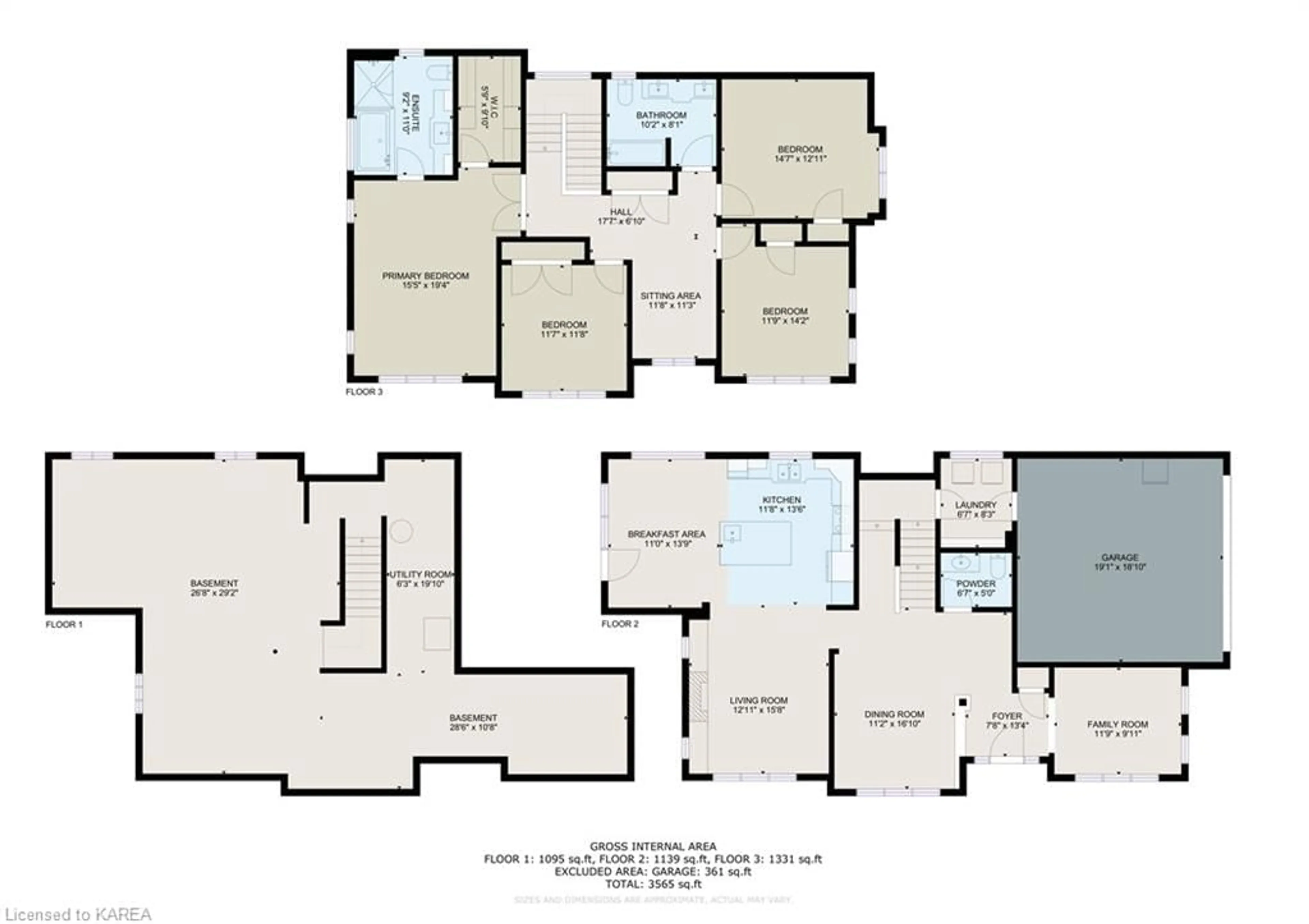 Floor plan for 64 Tessa Blvd, Belleville Ontario K8N 0B6