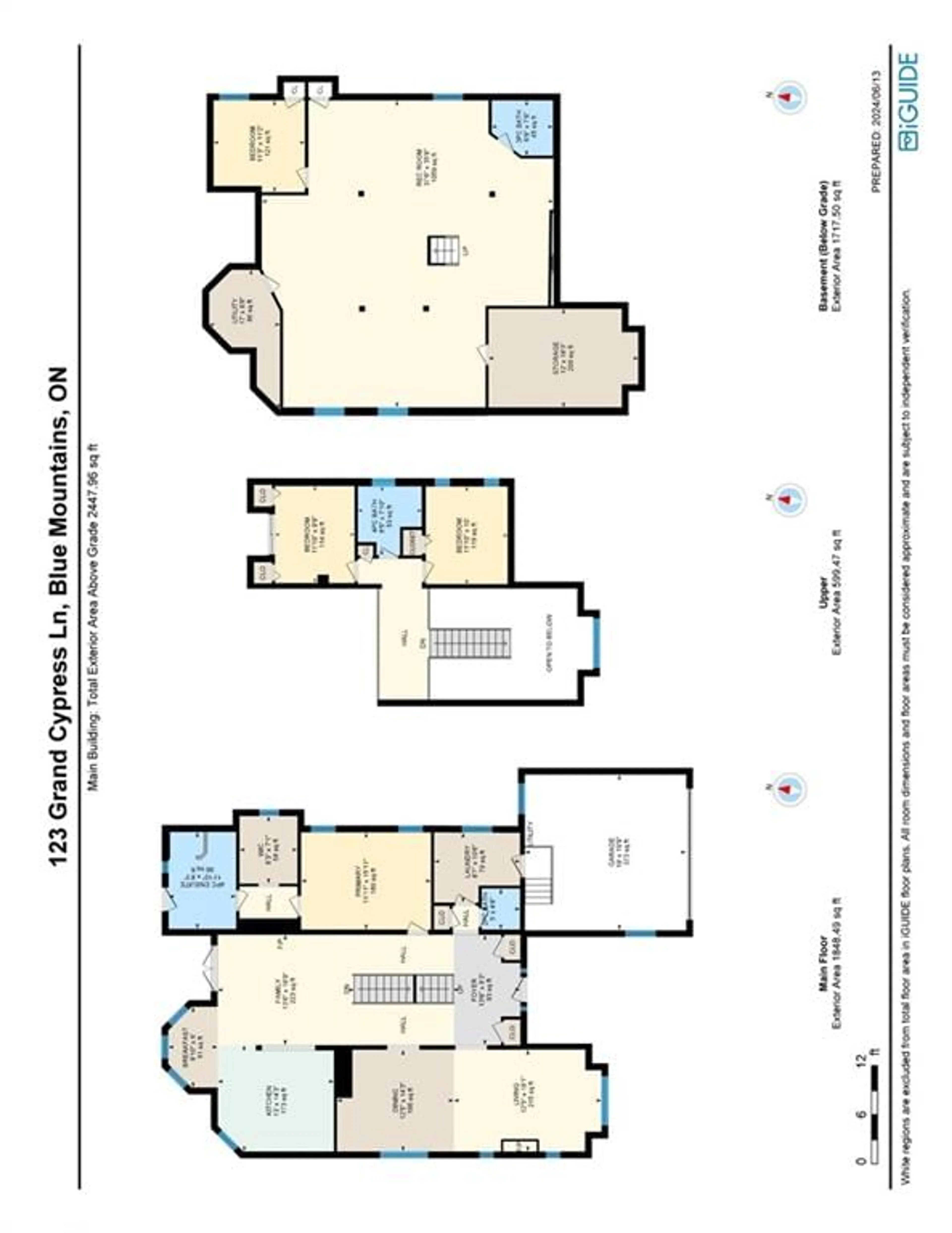 Floor plan for 123 Grand Cypress Lane, The Blue Mountains Ontario L9Y 0K6