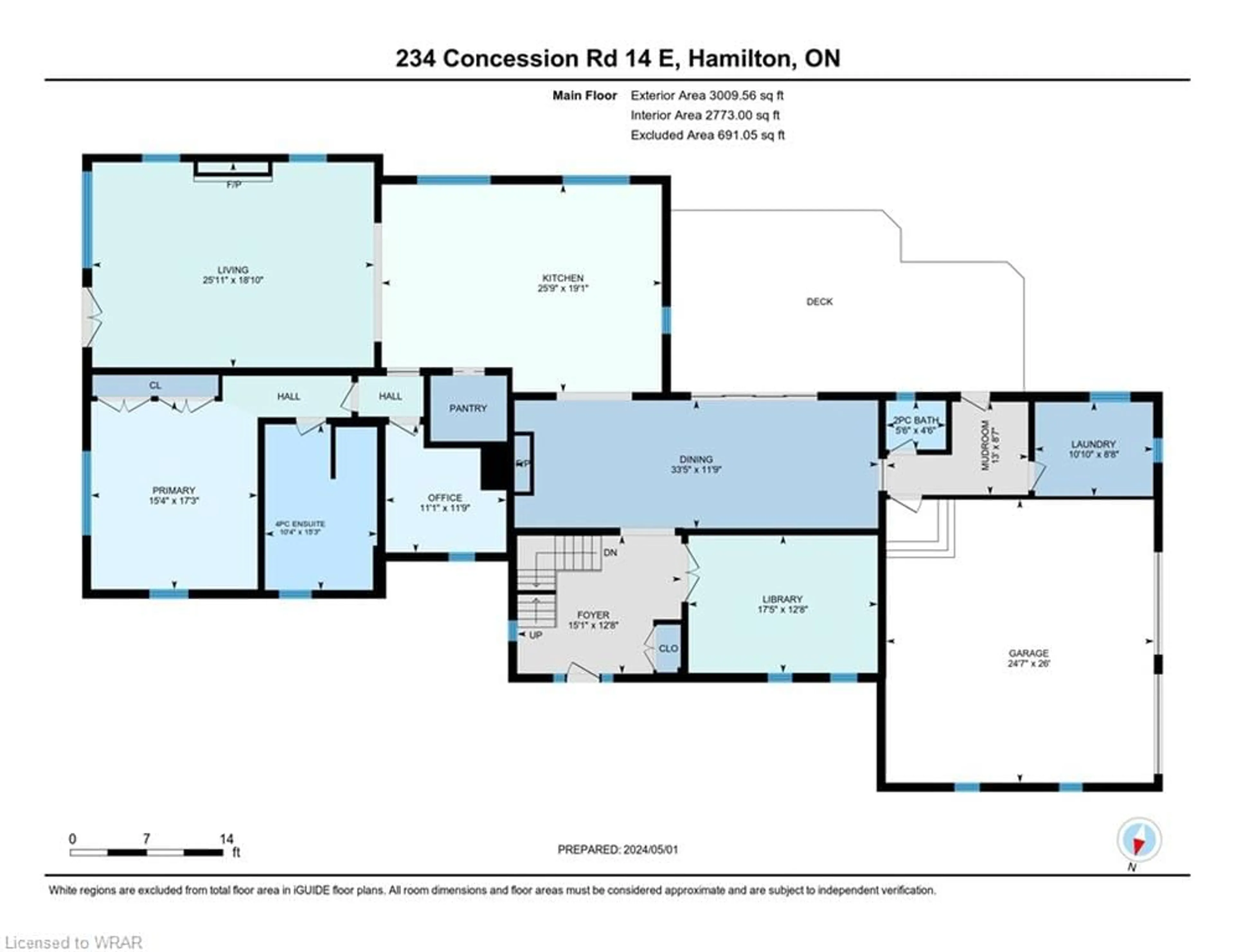 Floor plan for 234 Concession 14 Rd, Flamborough Ontario N0B 2J0