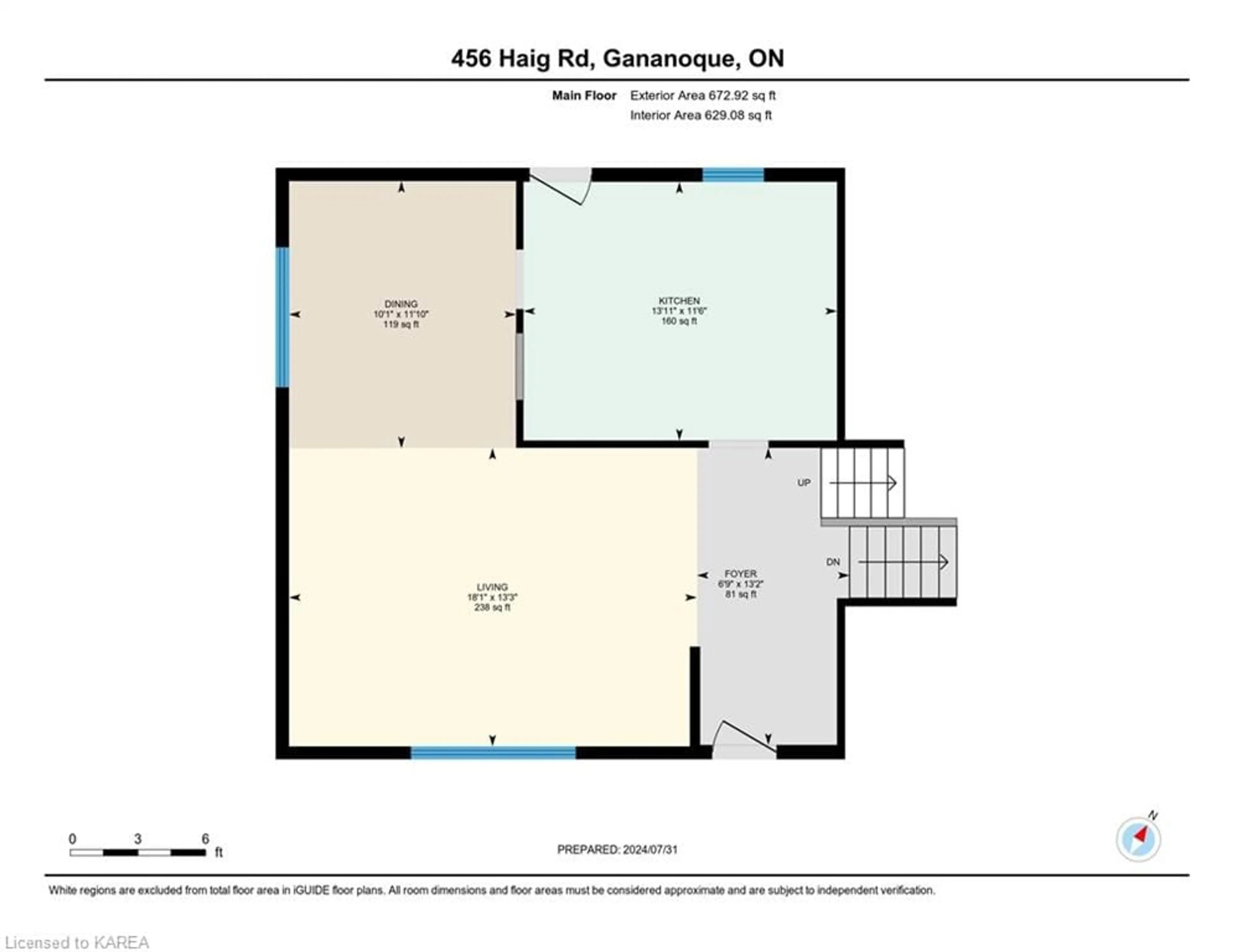 Floor plan for 456 Haig Rd, Leeds Ontario K7G 2V4