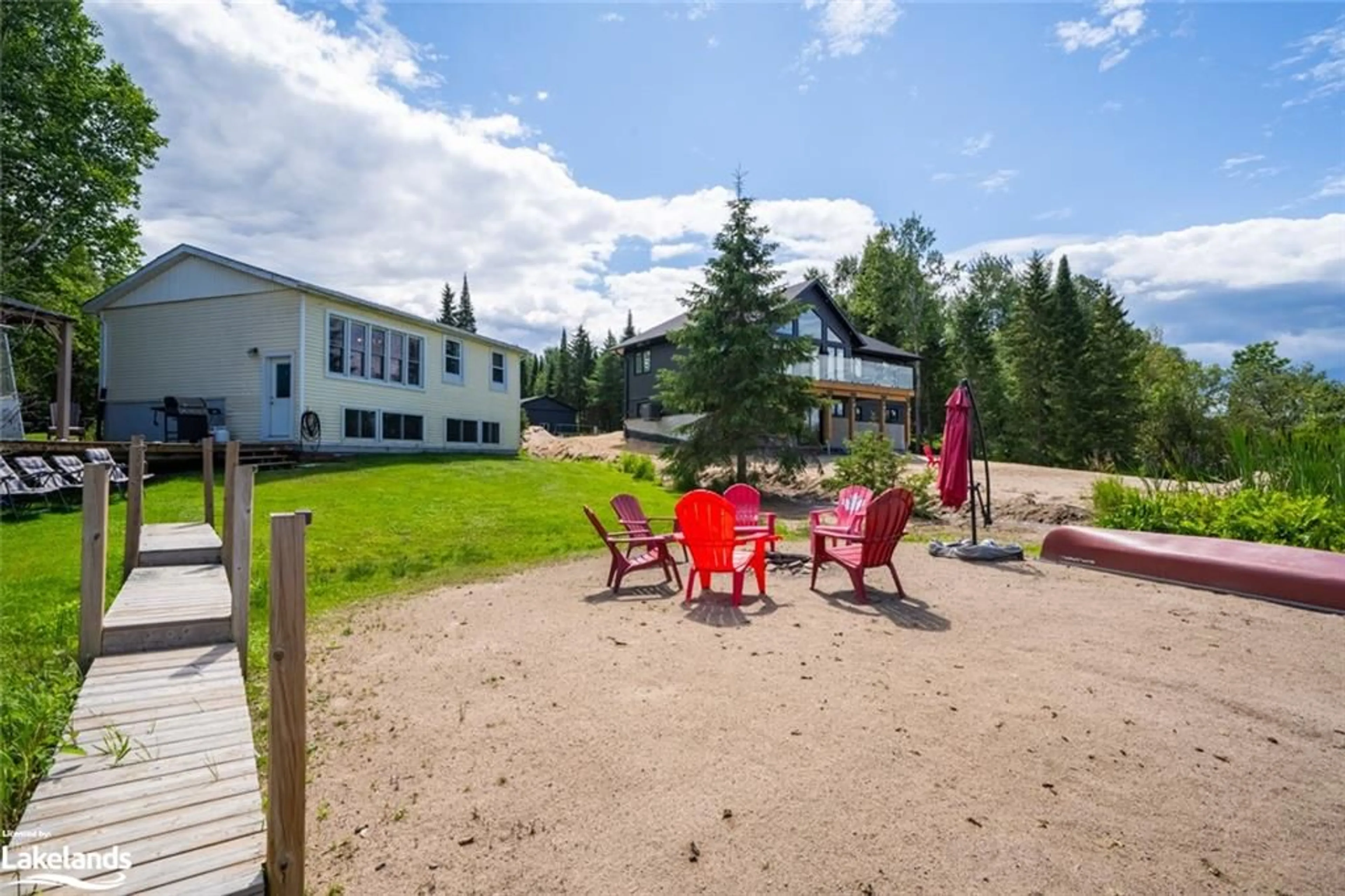 Patio for 30 Forestwood Lane, Magnetawan Ontario P0A 1P0