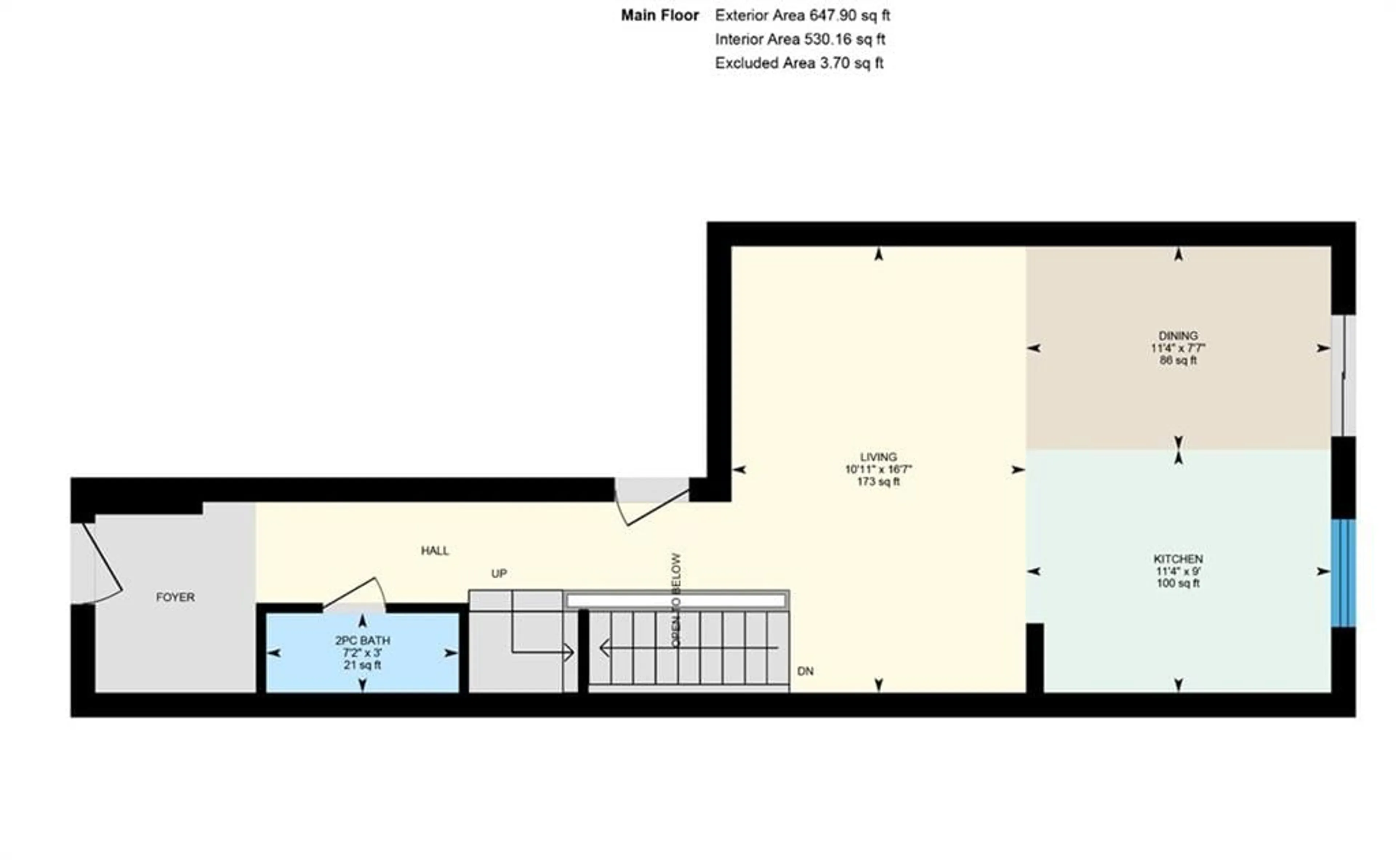 Floor plan for 692 Wendy Culbert Cres, Newmarket Ontario L3X 0A4