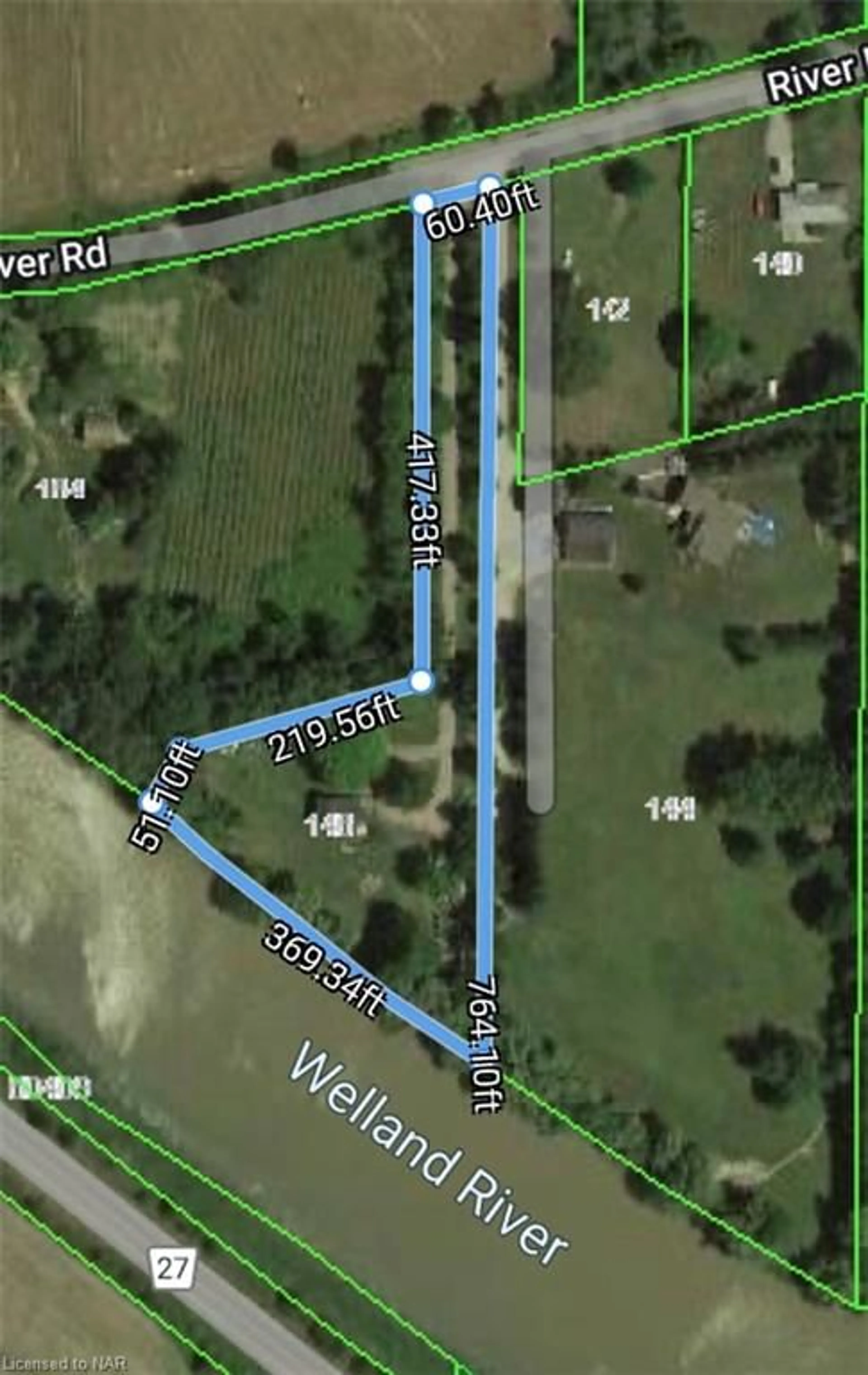 Picture of a map for 146 River Rd, Pelham Ontario L3B 5N6