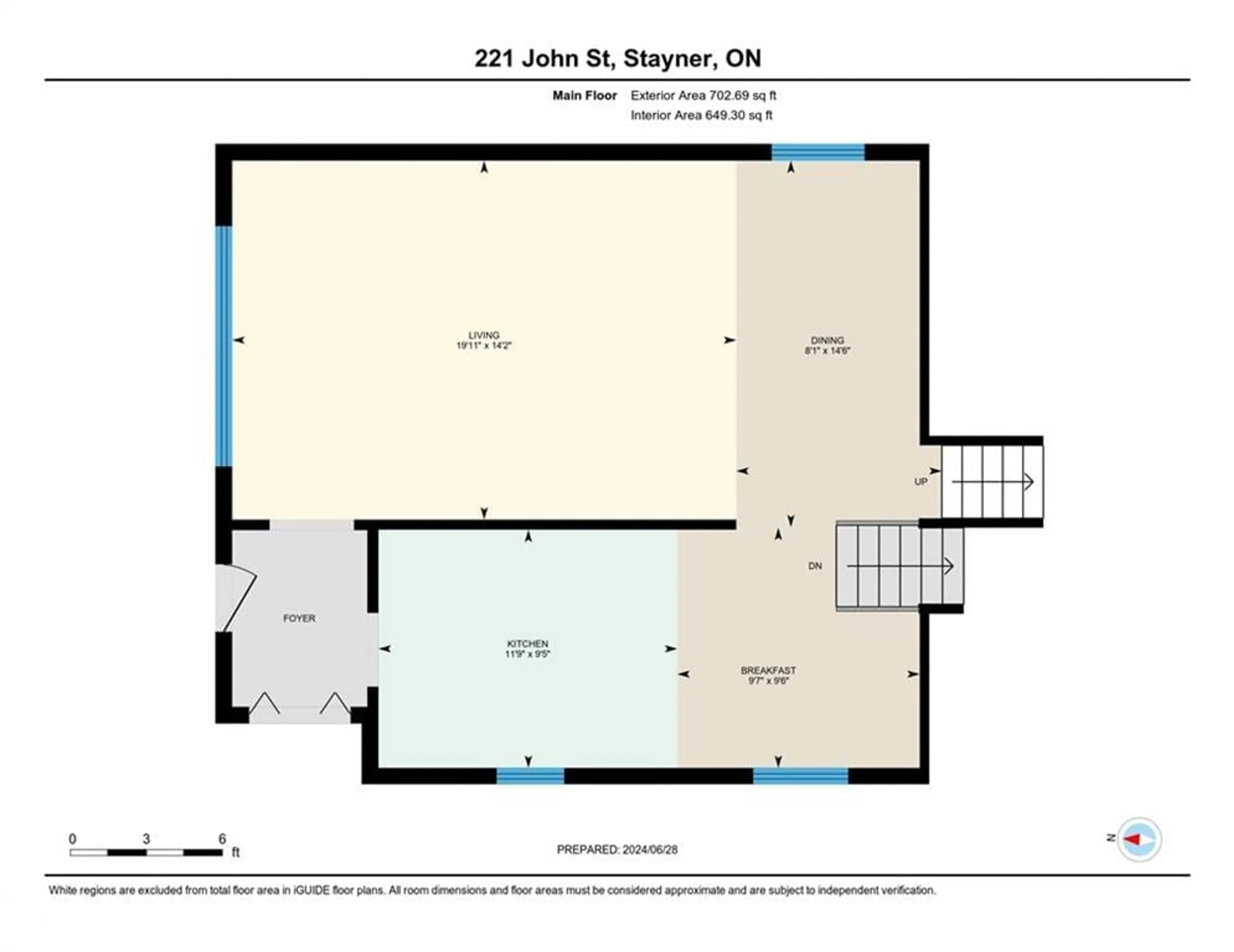 Floor plan for 221 John St, Stayner Ontario L0M 1S0