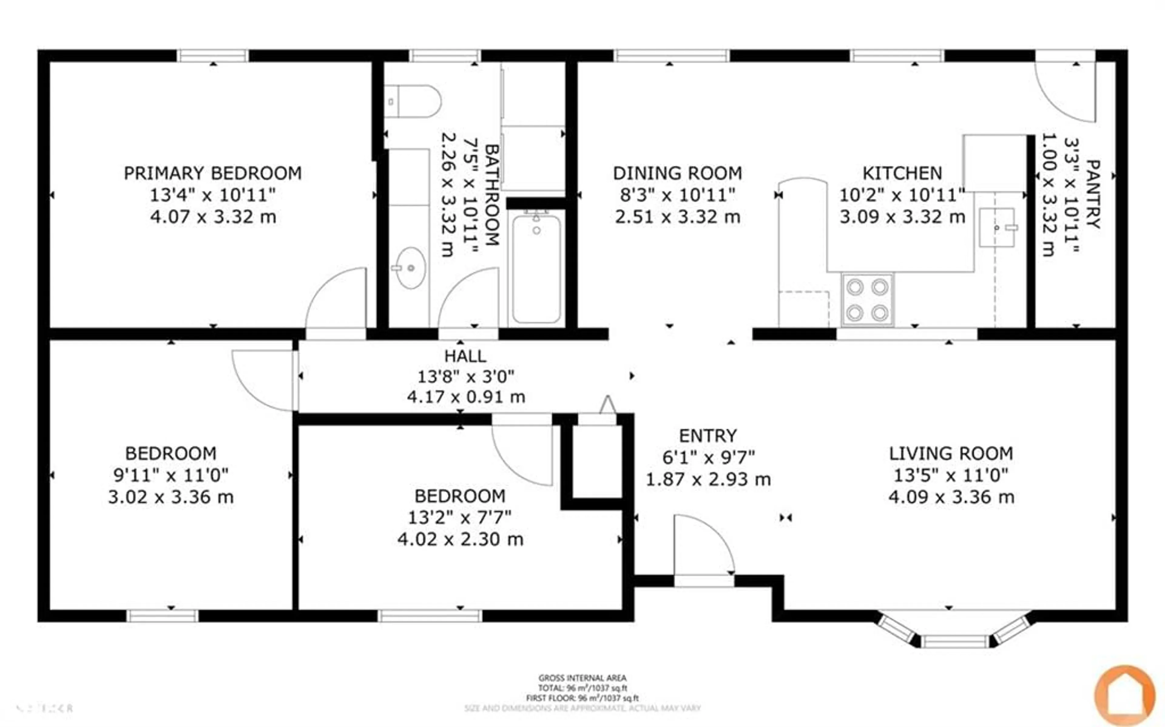 Floor plan for 1722 County 121 Rd, Fenelon Falls Ontario K0M 1N0