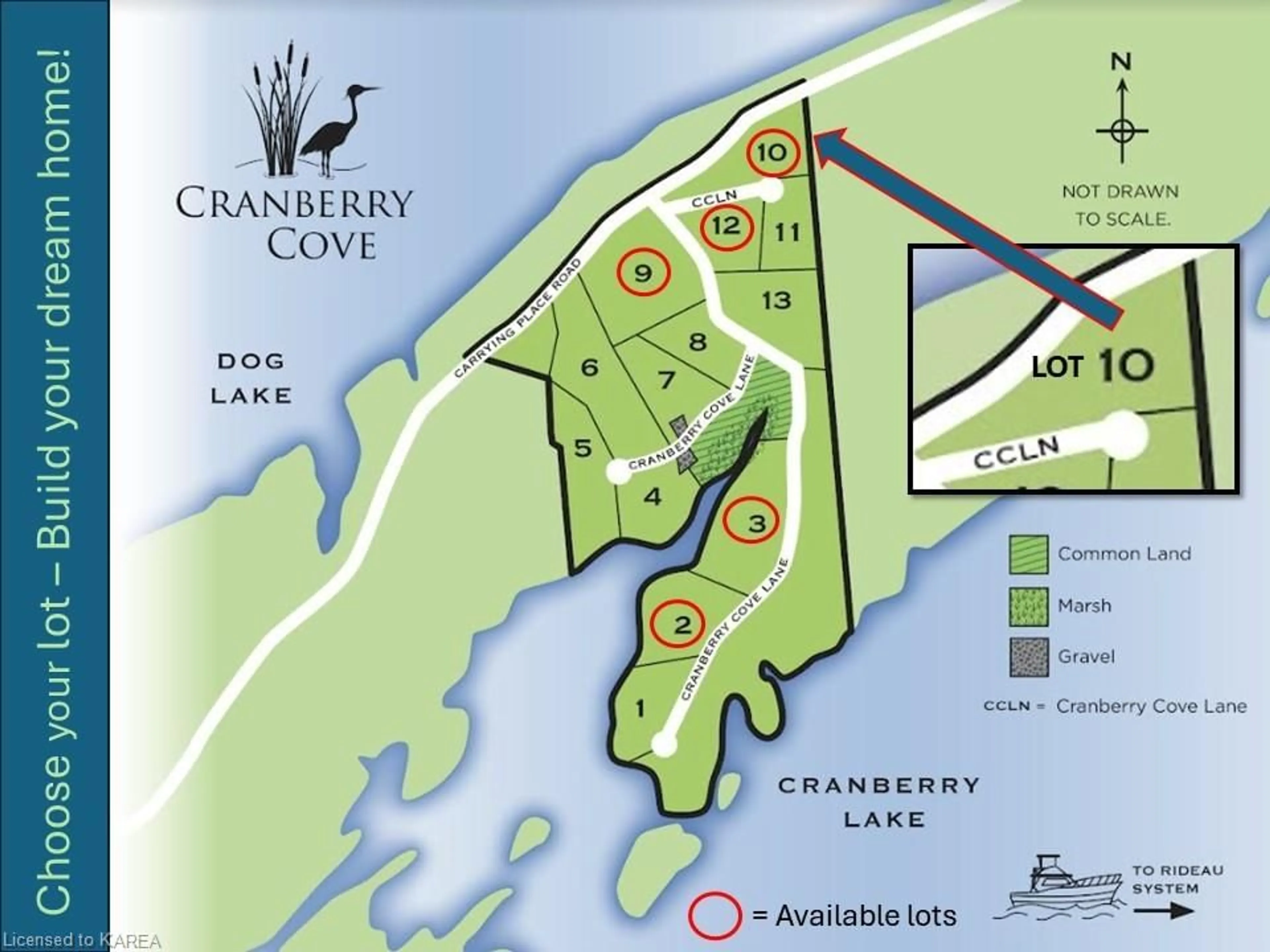 Picture of a map for LOT 10 Winterberry Lane, Frontenac Ontario K0H 2N0