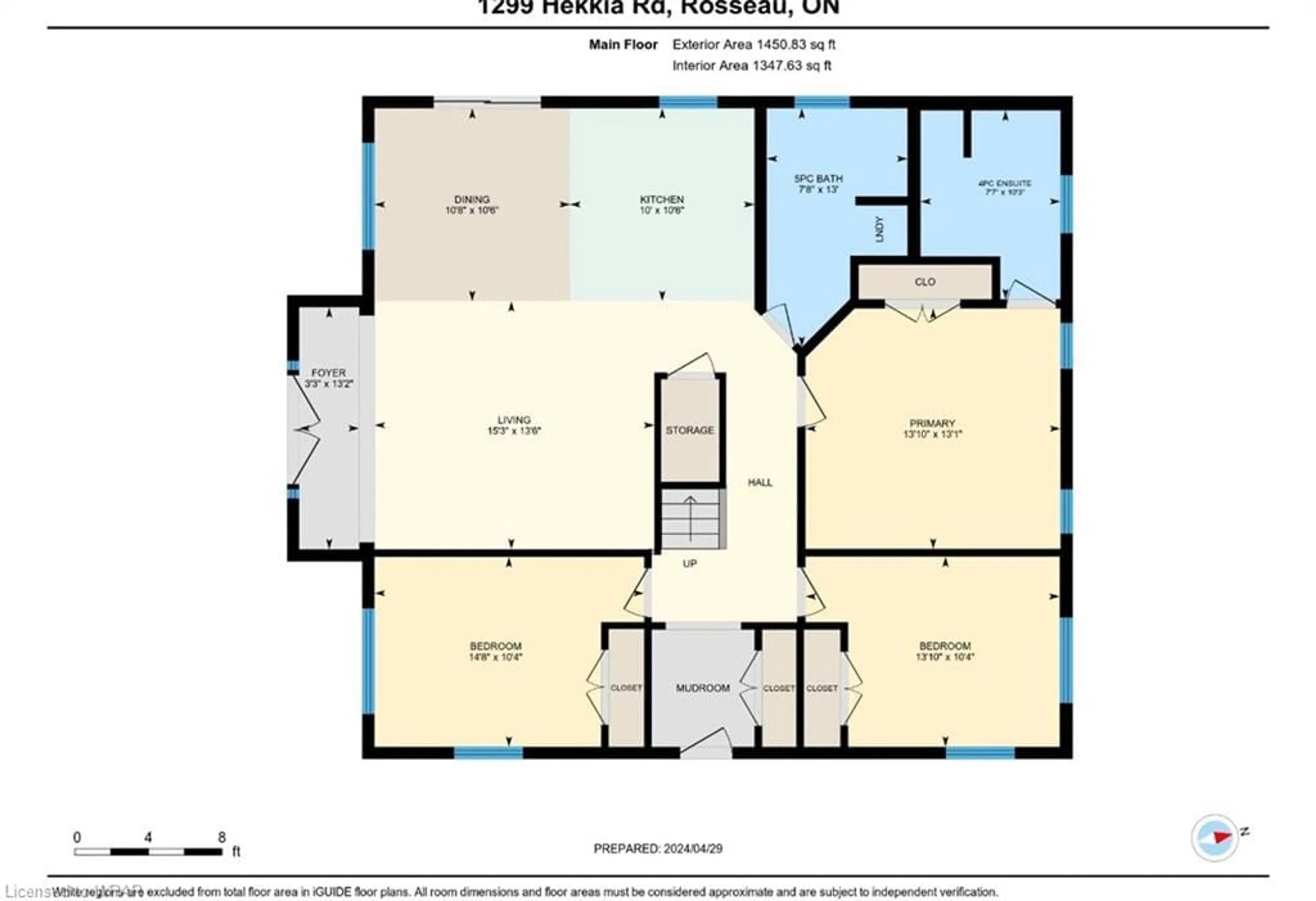 Floor plan for 1299 Hekkla Road, Rosseau Ontario P0C 1J0