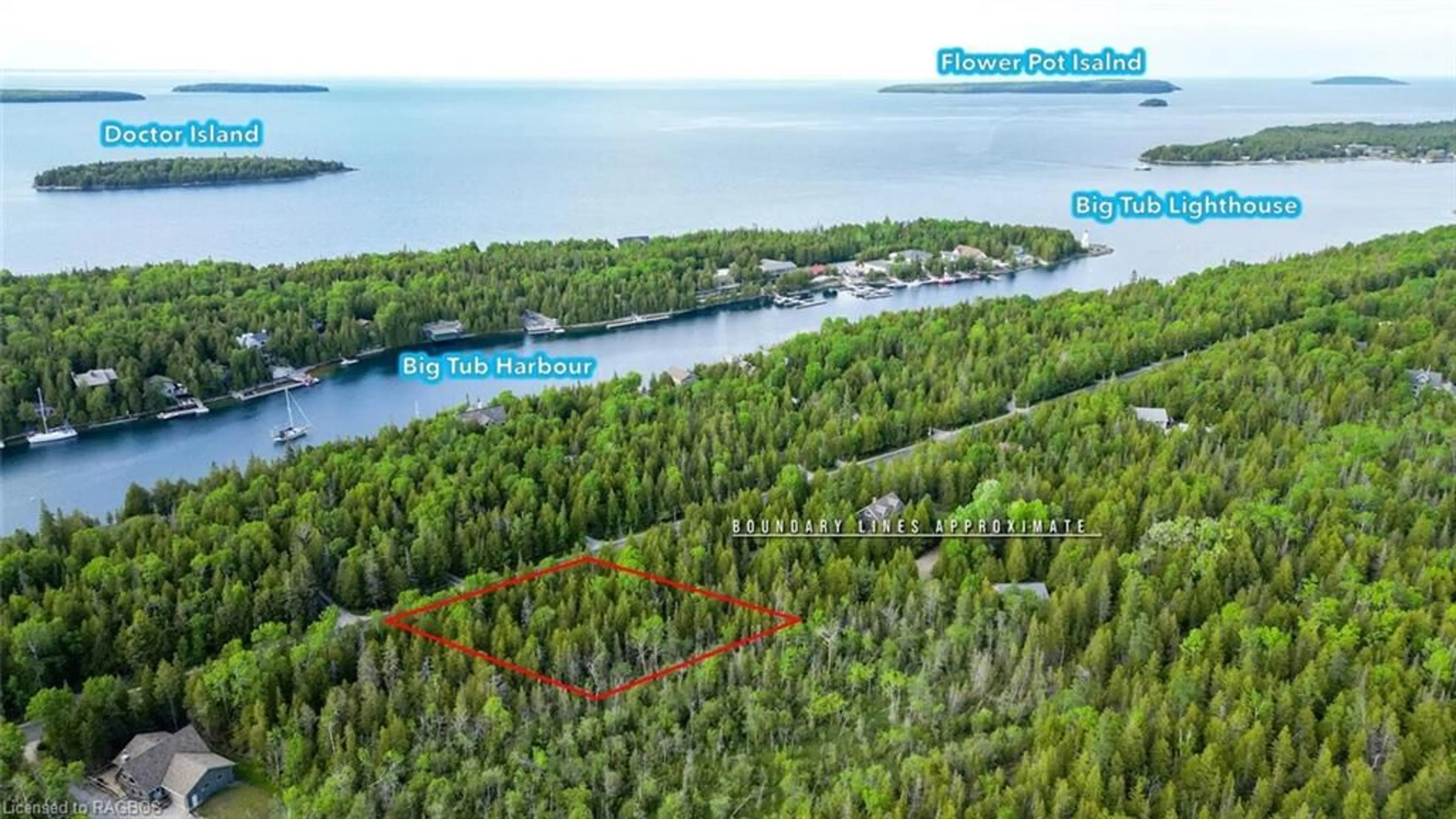 A pic from exterior of the house or condo, lake for LOT 31-32 Big Tub Rd, Tobermory Ontario N0H 2R0