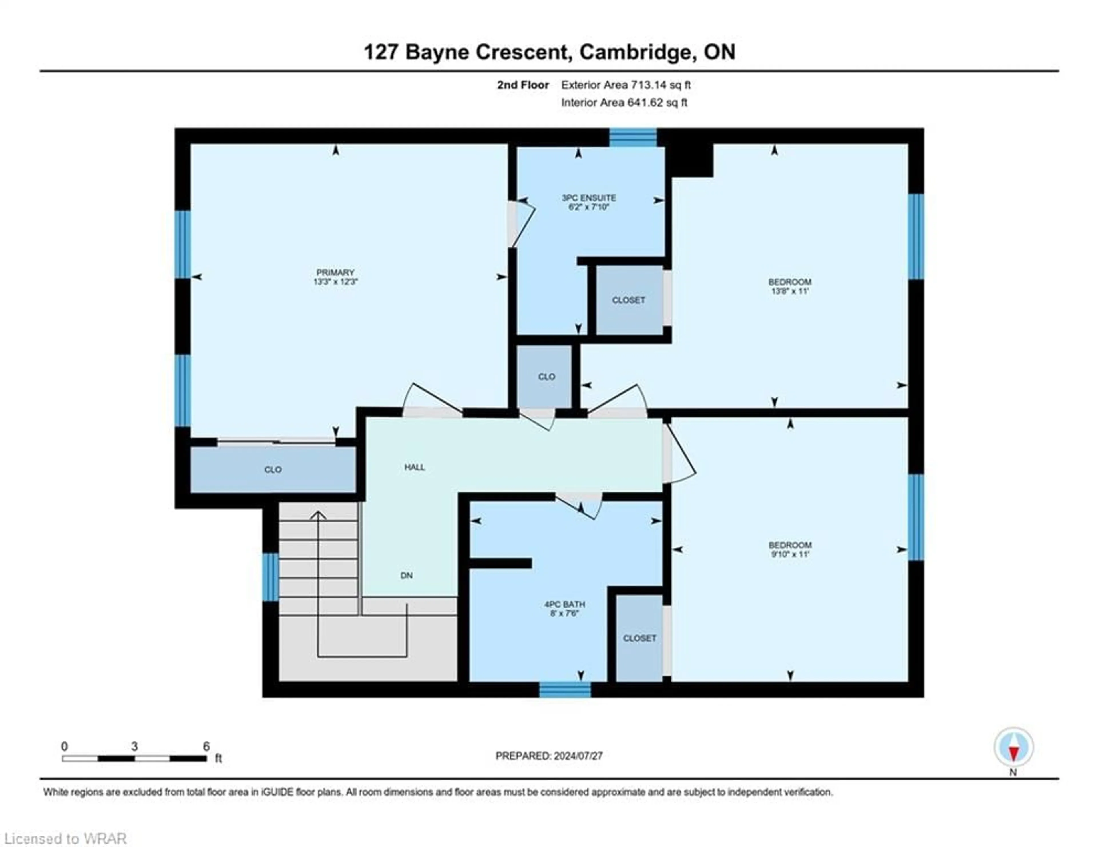 Floor plan for 127 Bayne Cres, Cambridge Ontario N1T 1K5