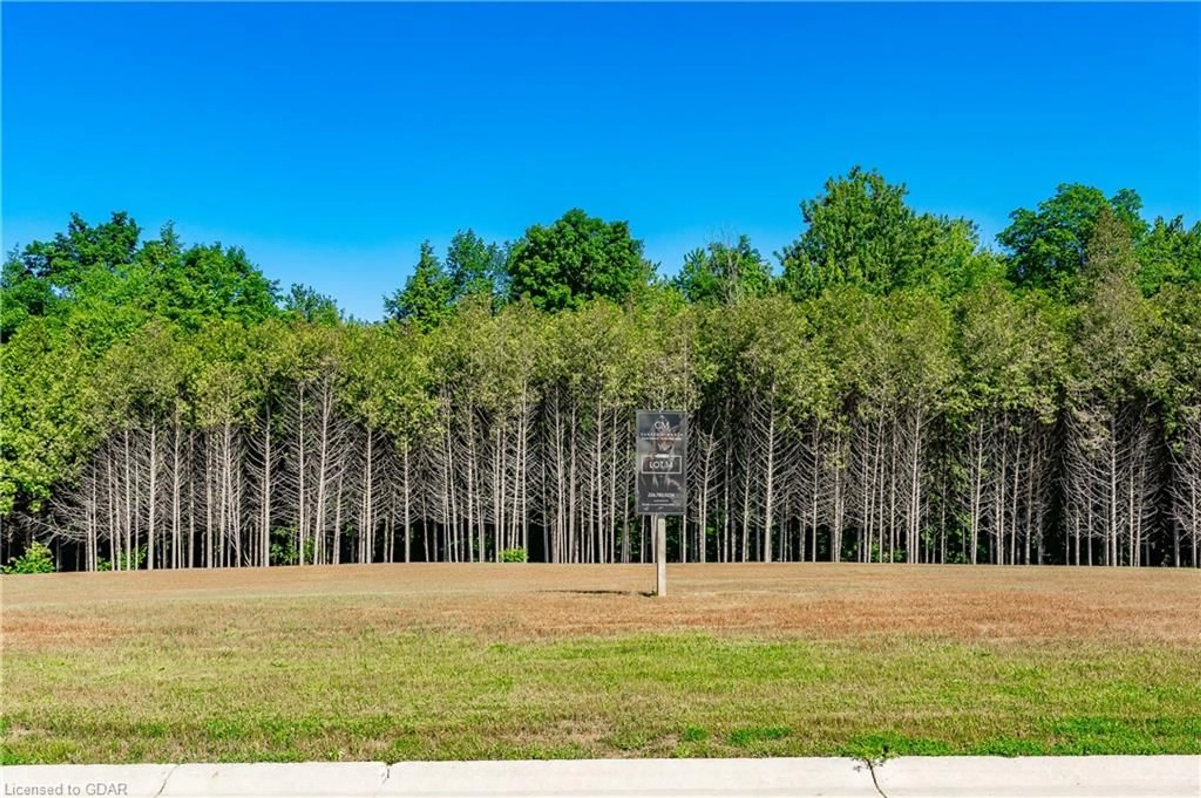 A pic from exterior of the house or condo, the fenced backyard for 161 Timberwalk Trail, Puslinch Ontario N0B 2J0