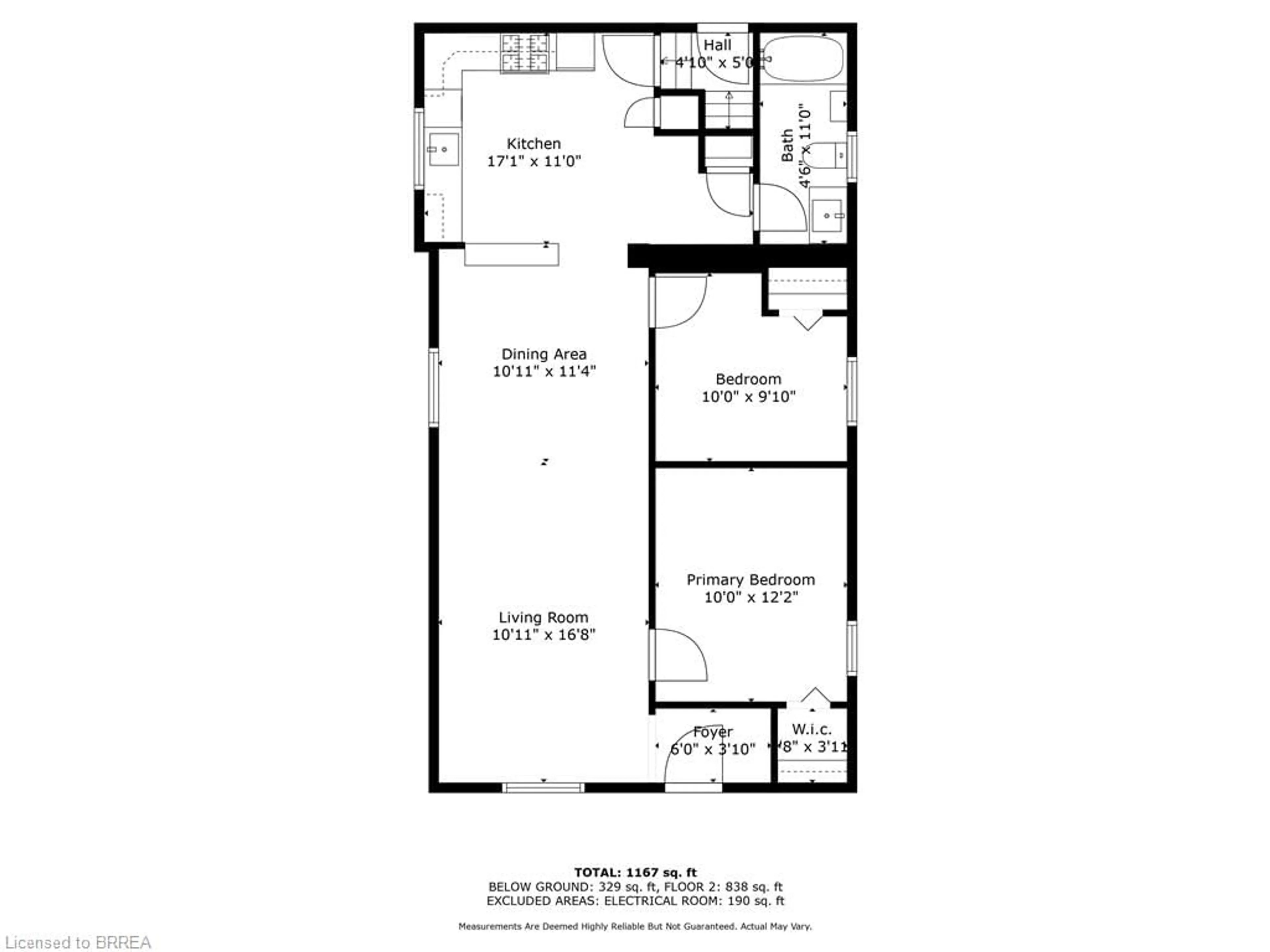 Floor plan for 2 Esther St, Brantford Ontario N3S 6K4