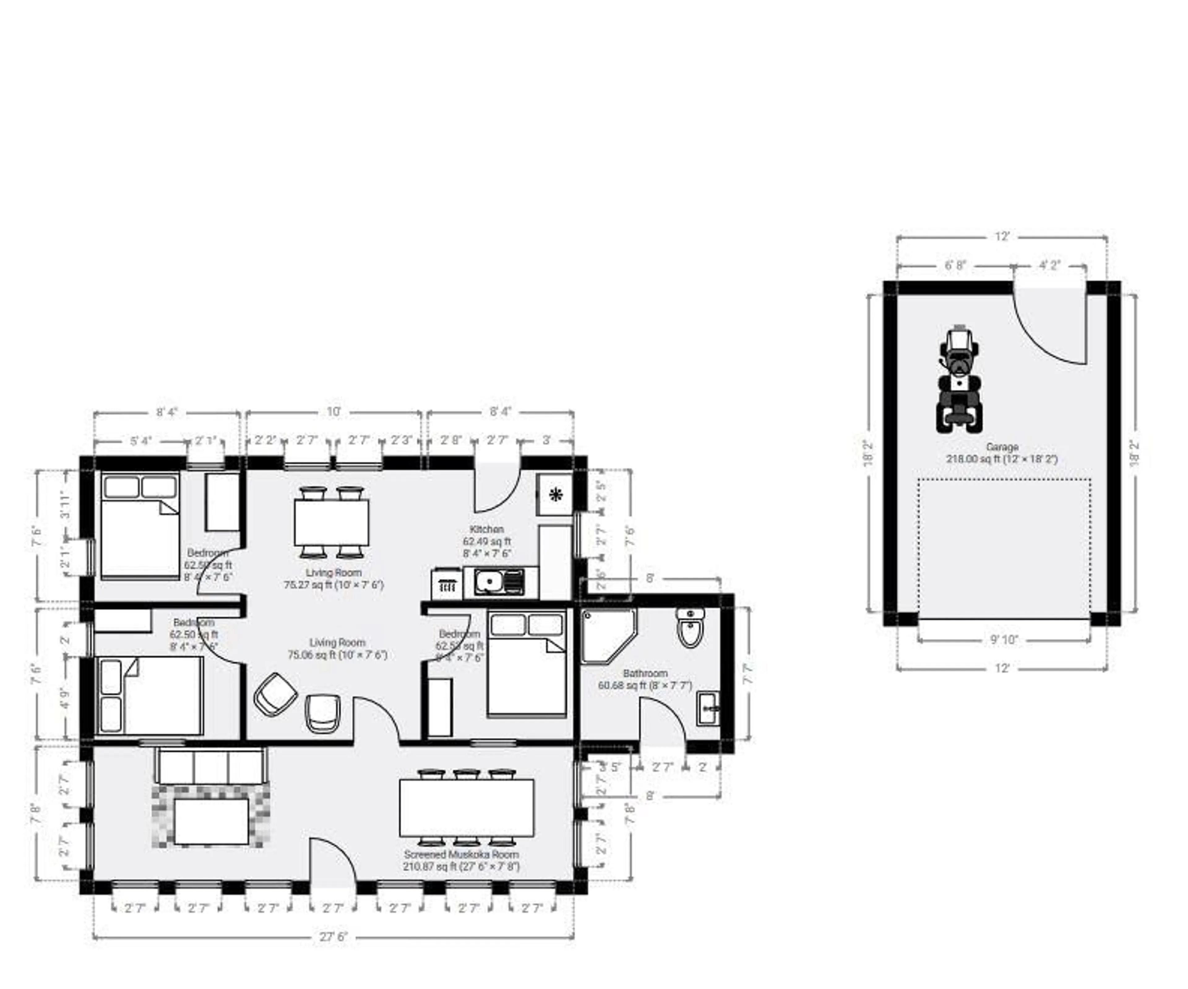 Floor plan for 205 Severn River Shore, Port Severn Ontario L0K 1E0