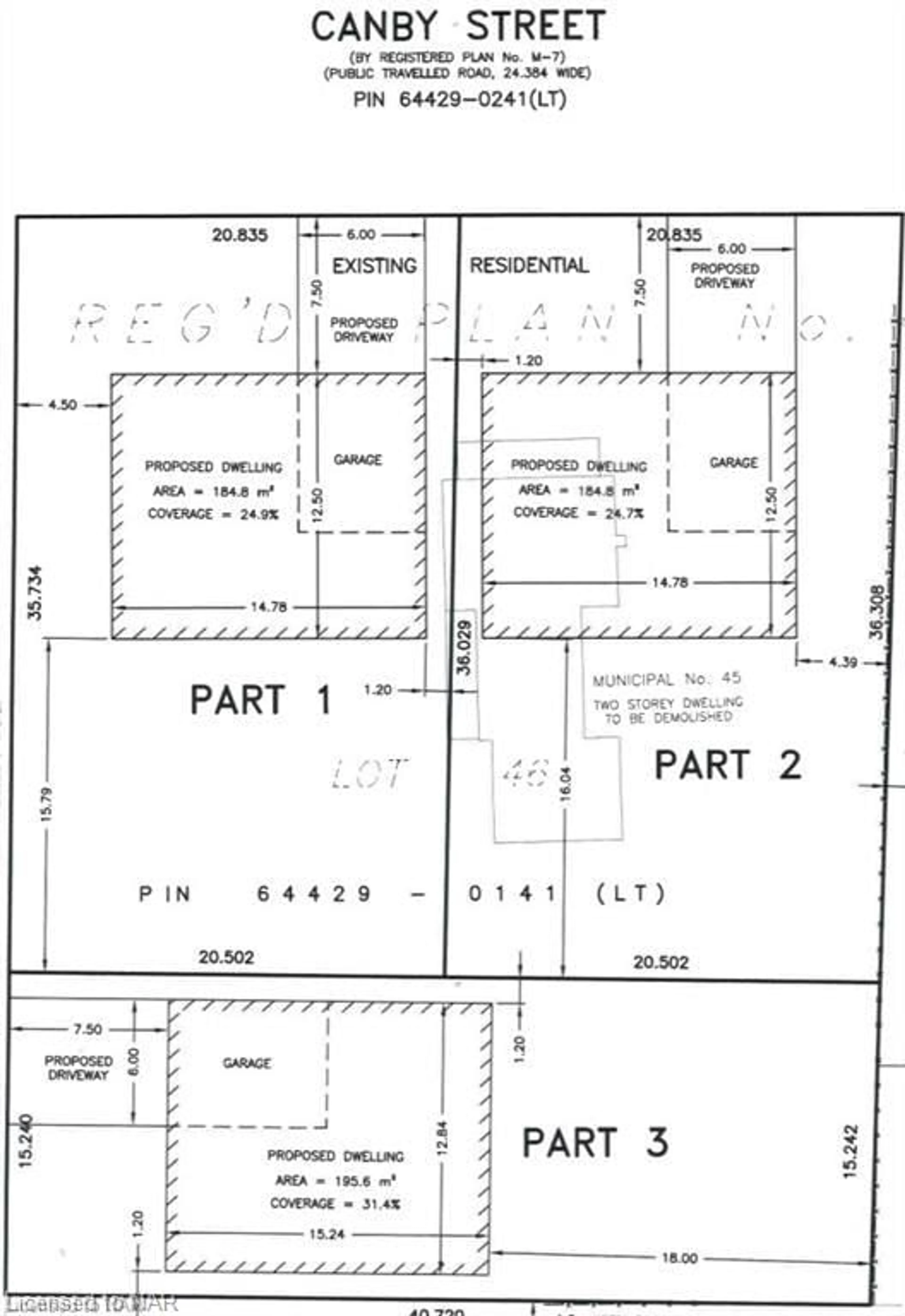 Floor plan for 45 Canby St, Thorold Ontario 000 000