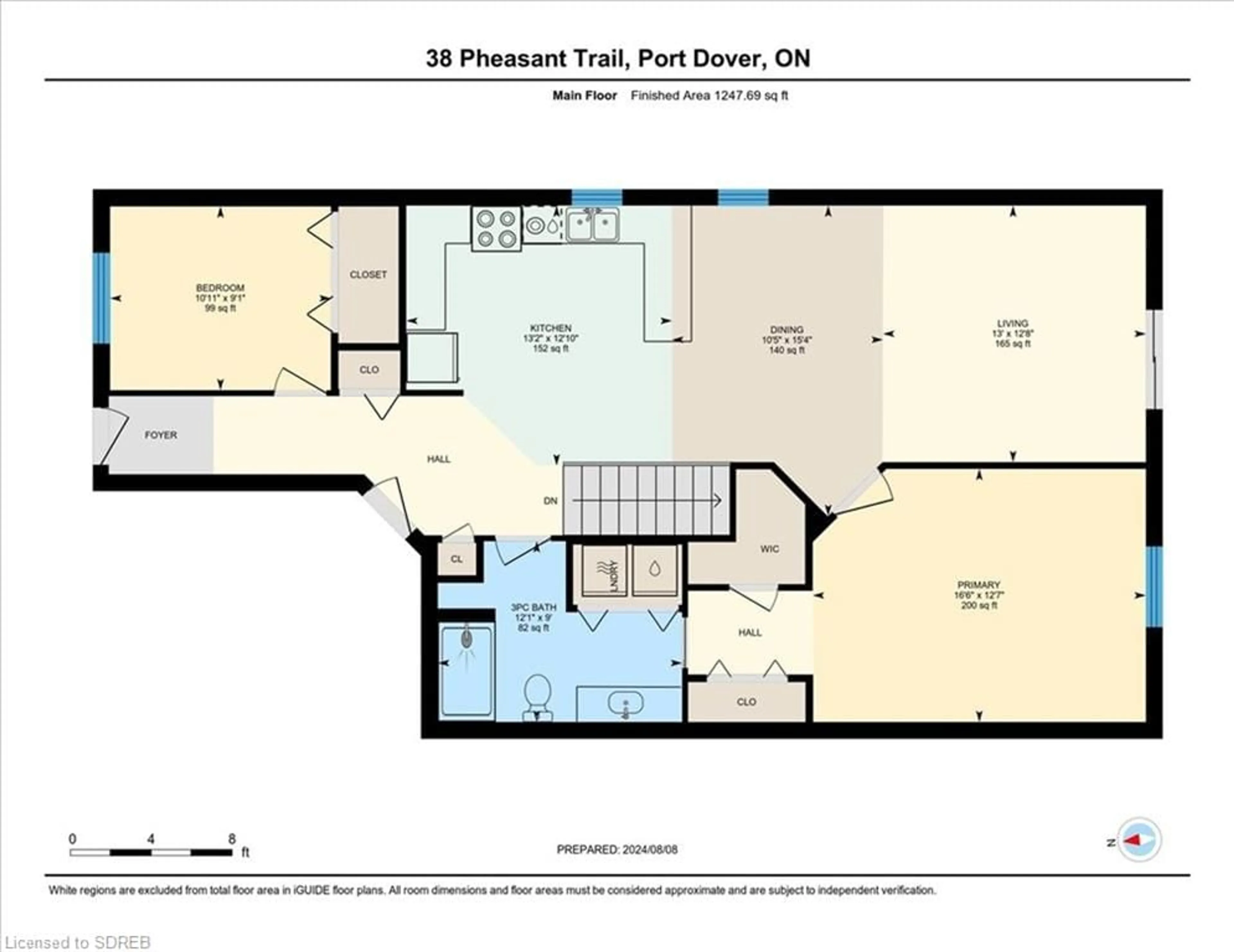 Floor plan for 38 Pheasant Trail, Port Dover Ontario N0A 1N5