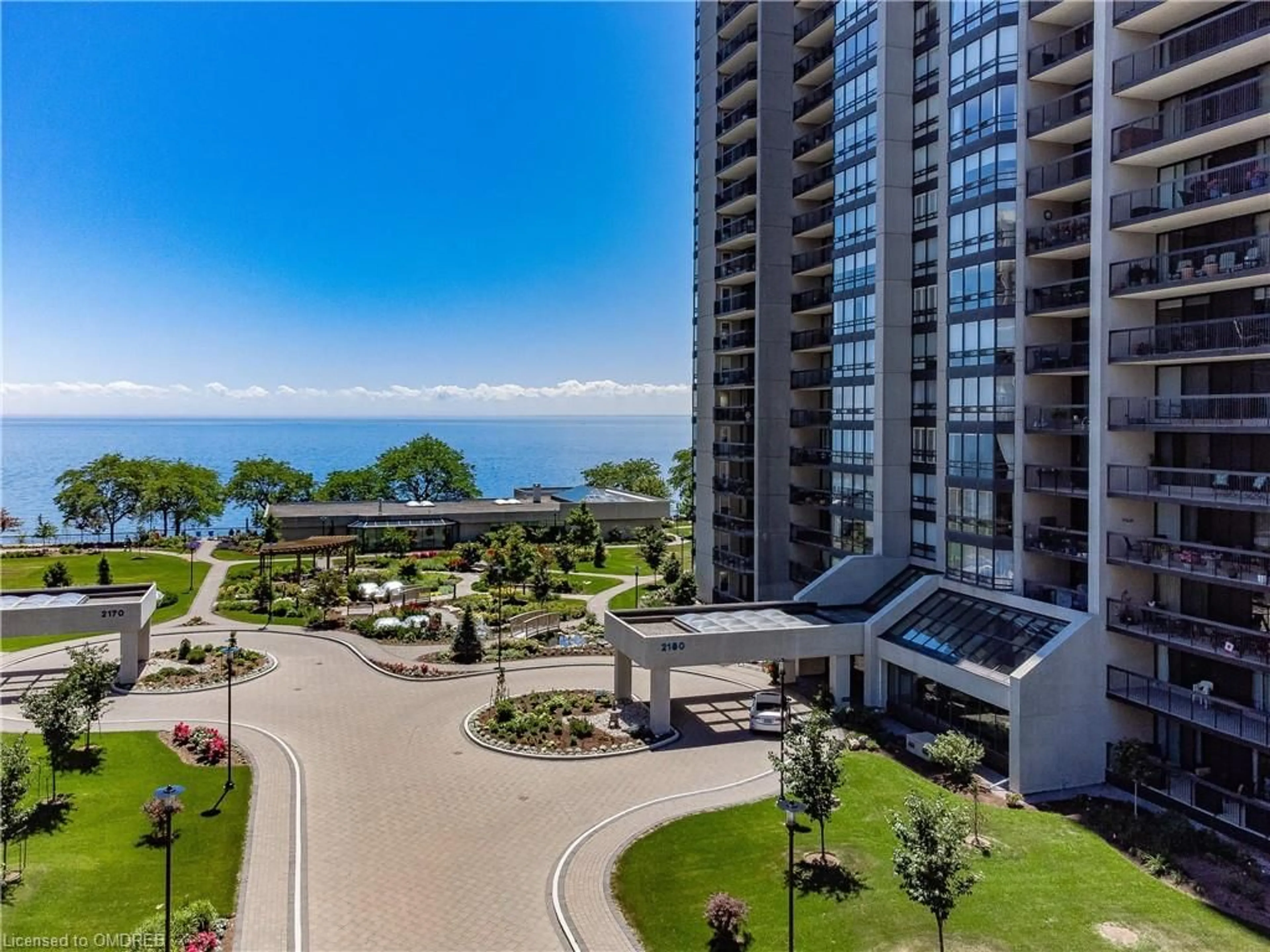 A pic from exterior of the house or condo, lake for 2180 Marine Dr #2002, Oakville Ontario L6L 5V2