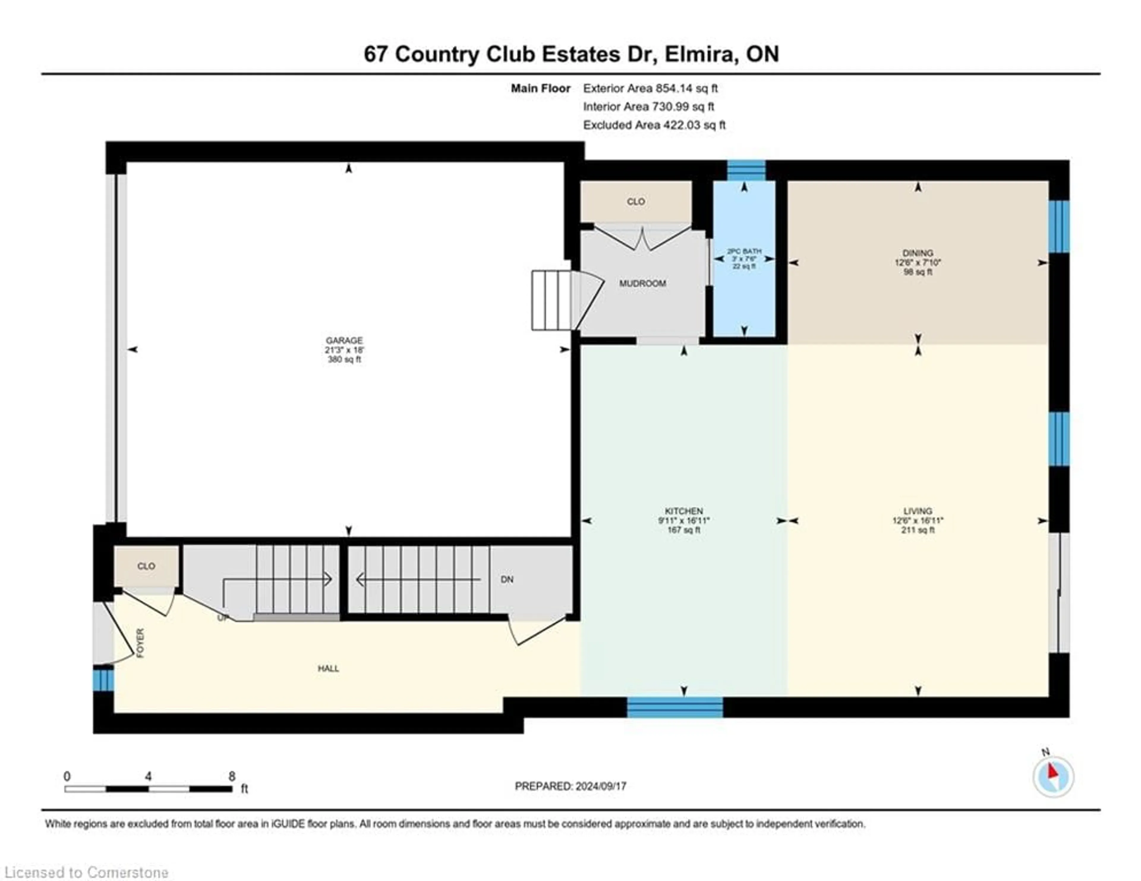 Floor plan for 51 Country Club Estates Dr, Elmira Ontario N3B 0B4