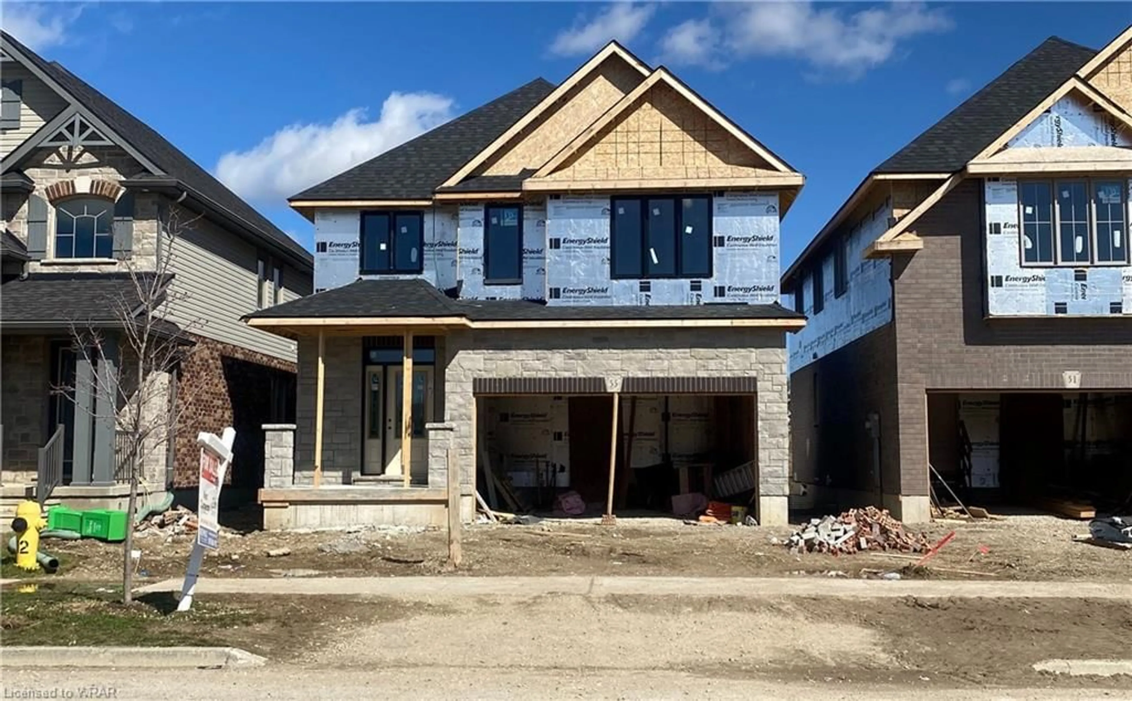 Frontside or backside of a home, the street view for 55 Country Club Estates Dr, Elmira Ontario N3B 0B4