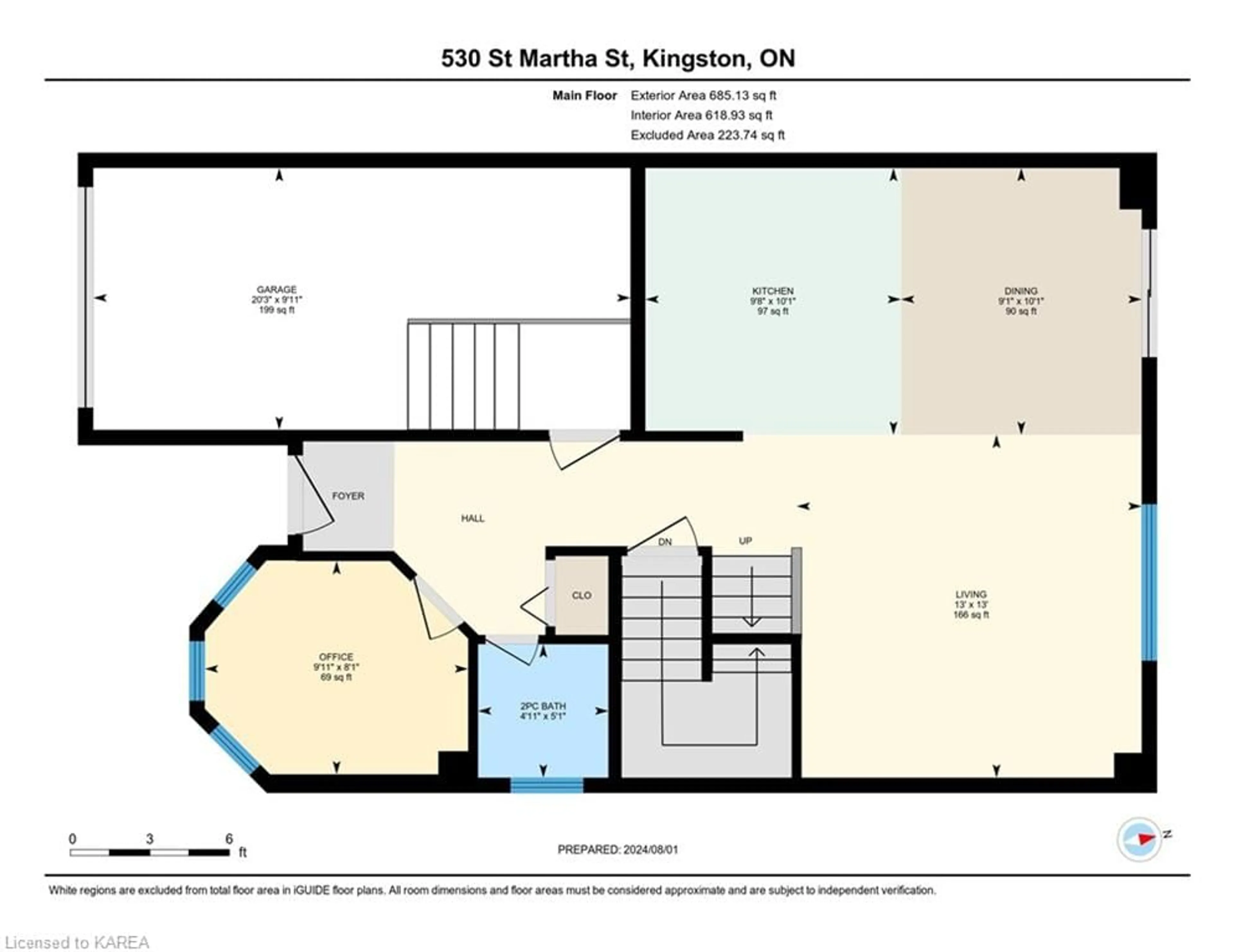 Floor plan for 530 St Martha St, Kingston Ontario K7K 0A5