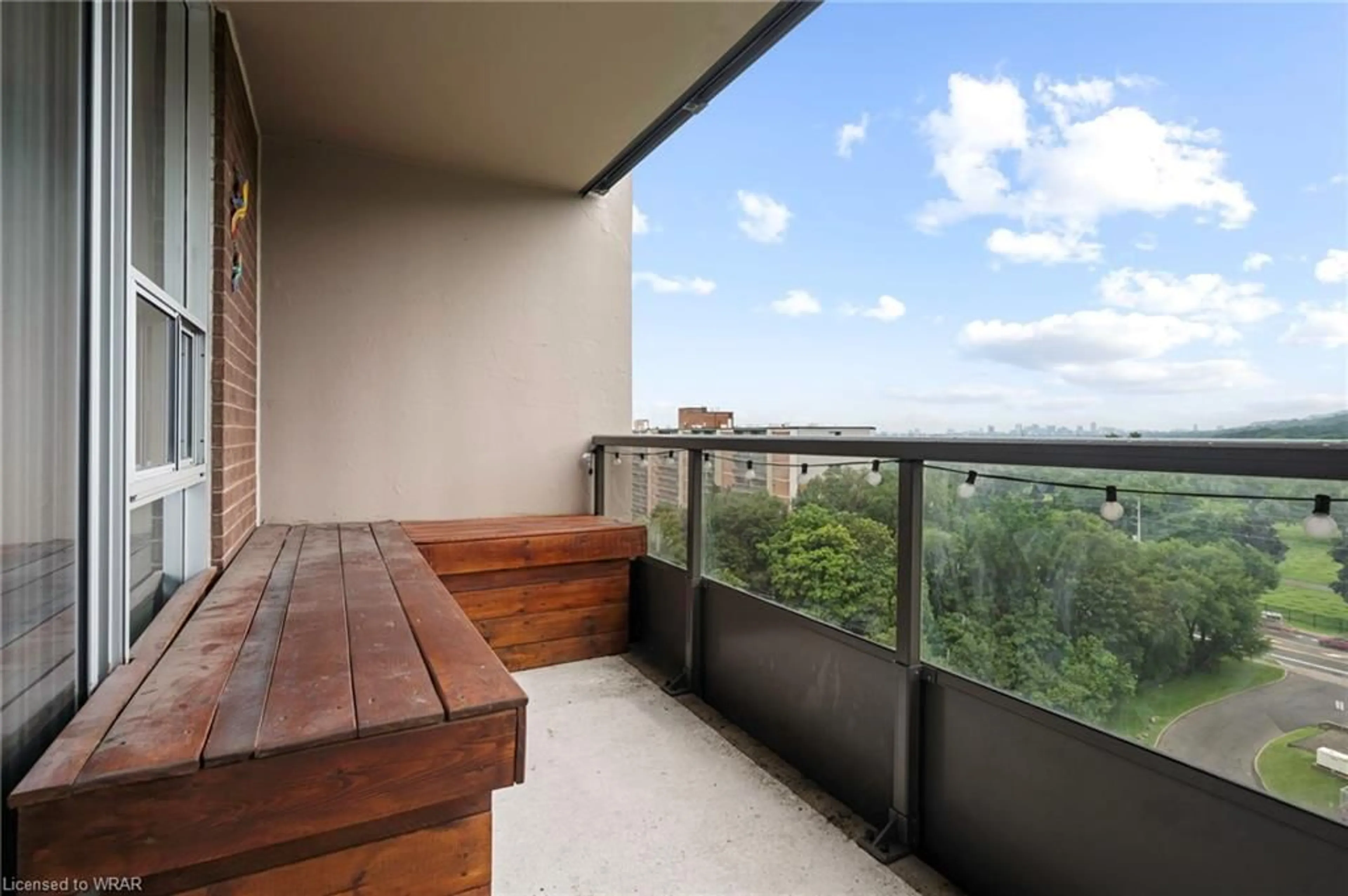 Balcony in the apartment, mountain for 1964 Main St #1208, Hamilton Ontario L8S 1J5