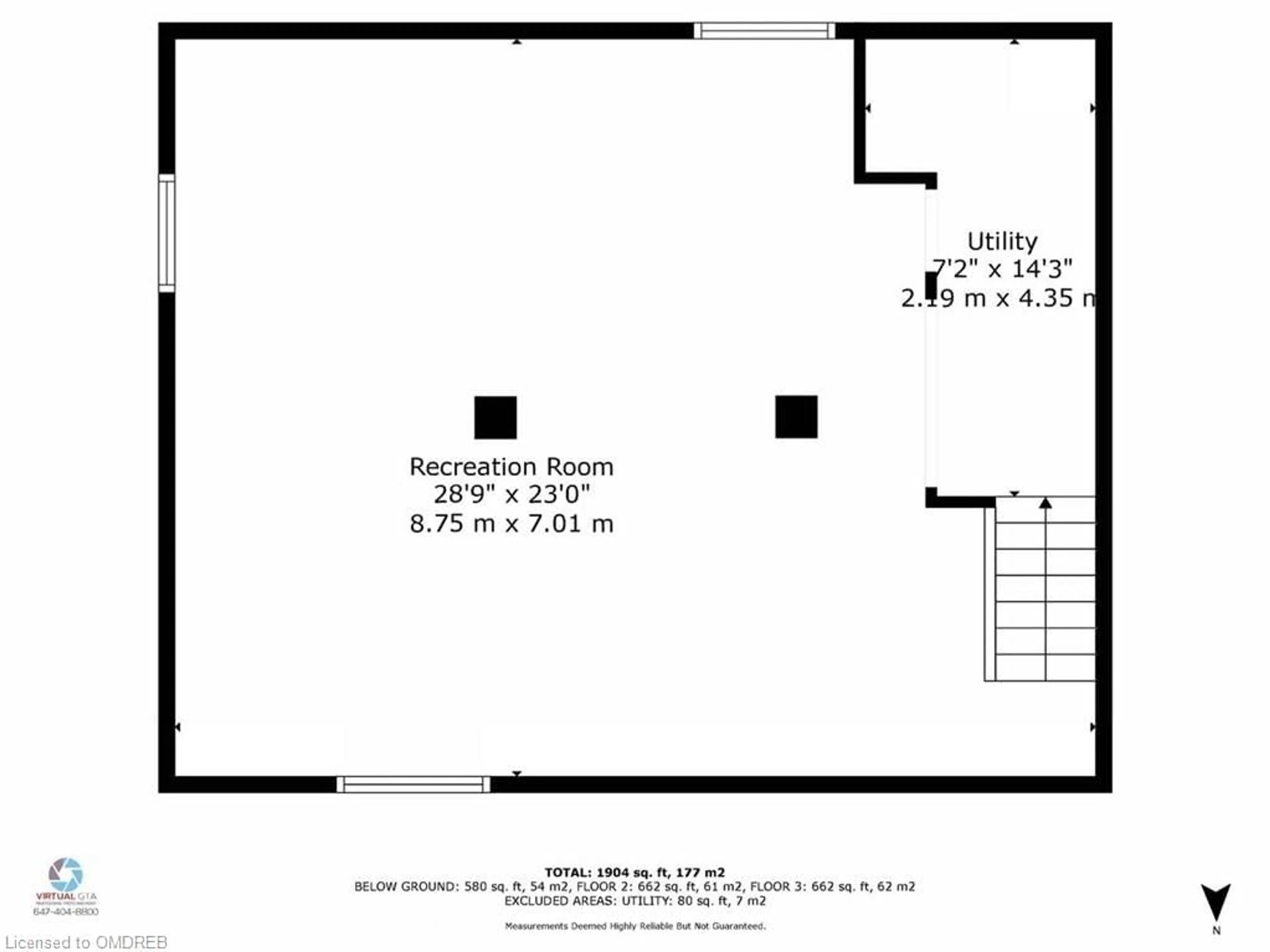 Floor plan for 18 Fagan Dr, Georgetown Ontario L7G 4P3