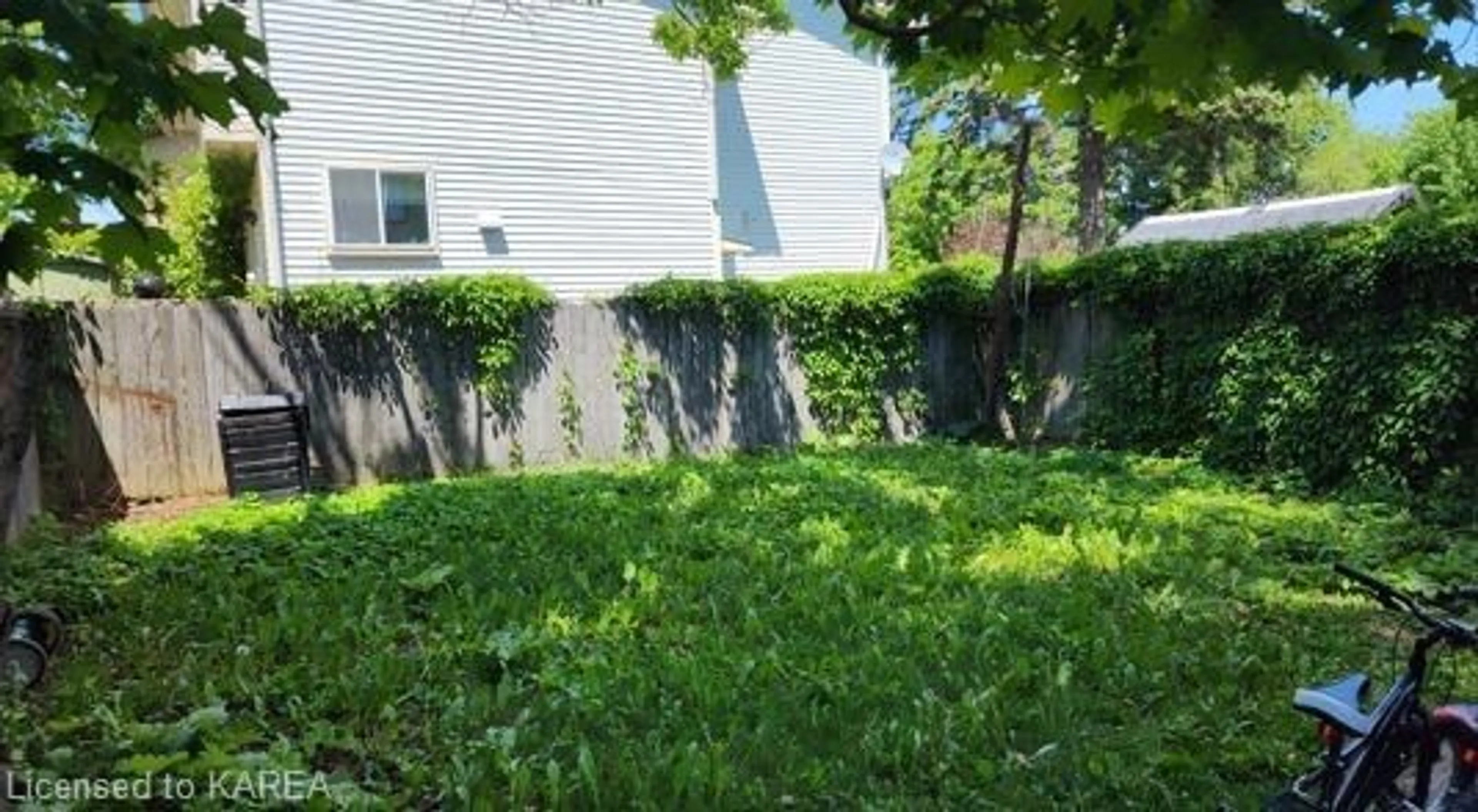 Fenced yard for 10 Calderwood Dr, Kingston Ontario K7M 6K7