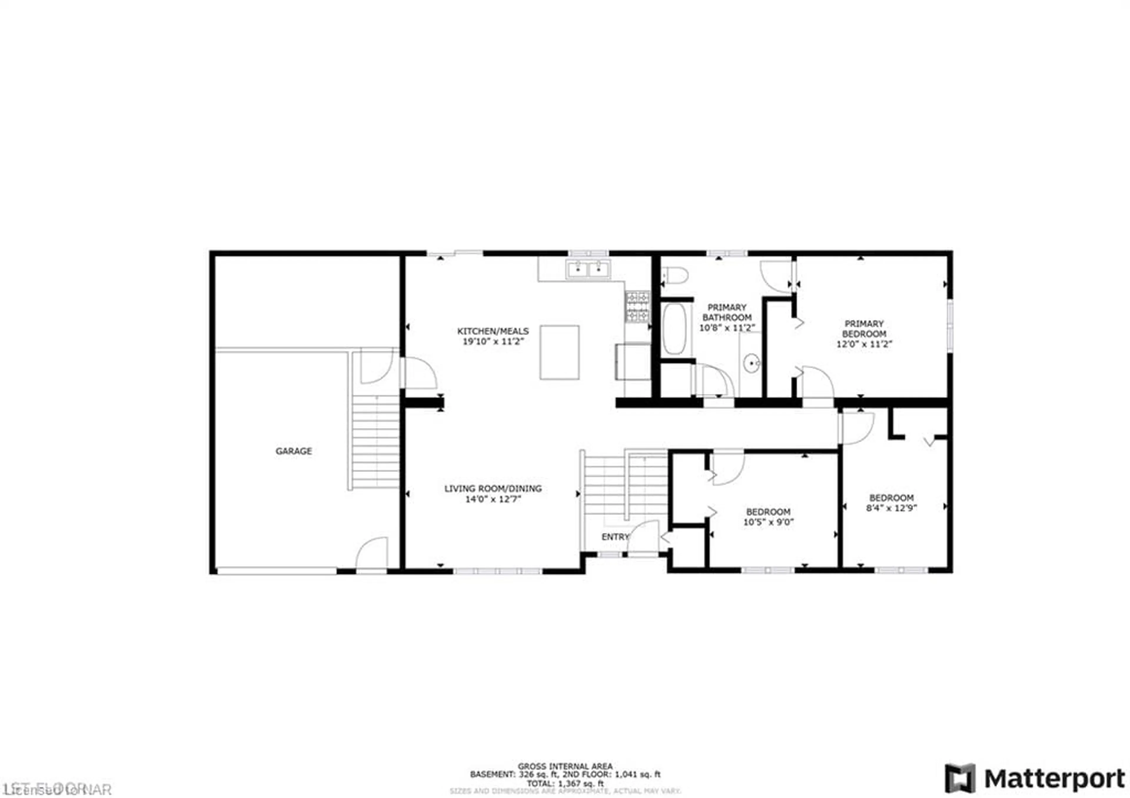 Floor plan for 437 Sugarloaf St, Port Colborne Ontario L3K 2P3